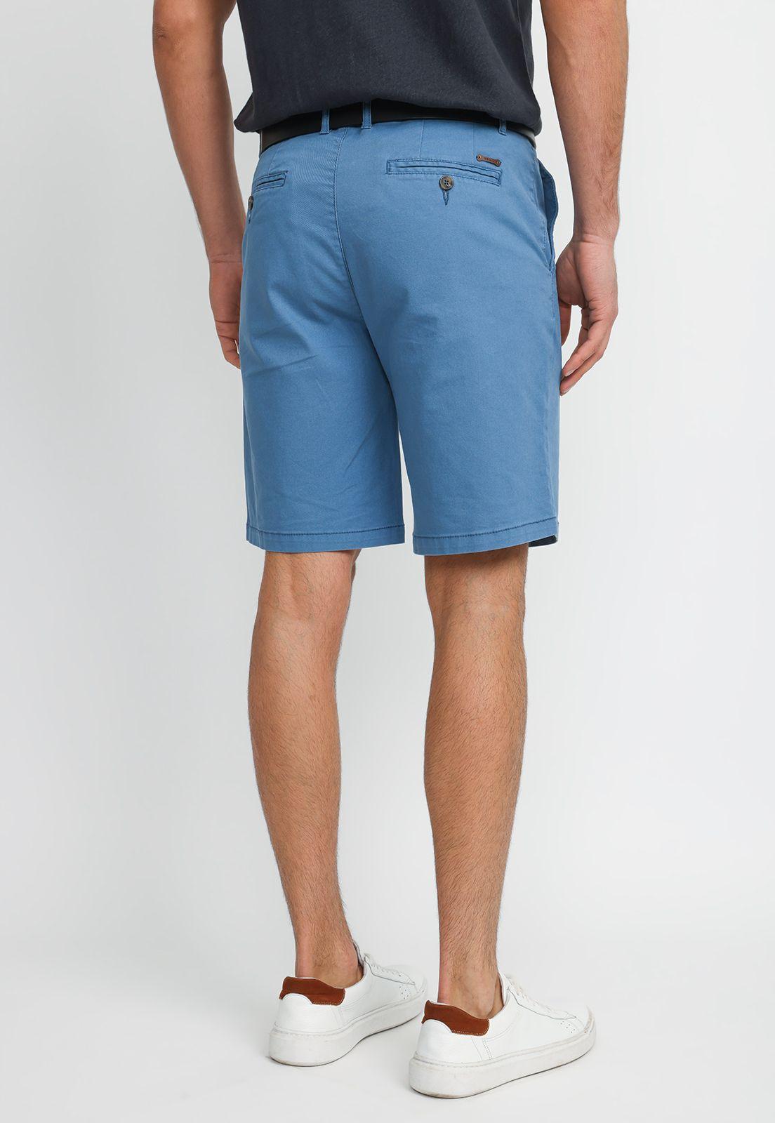 Bermuda Algodón Valerio Azul Piedra-1