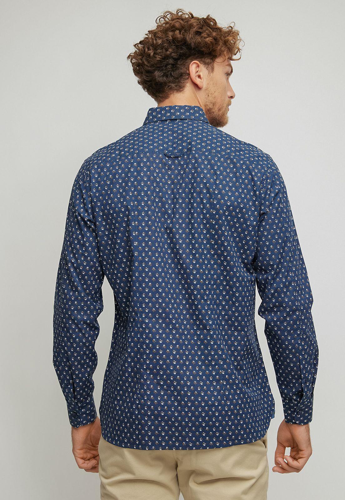 Camisa Bucky azul marino-1