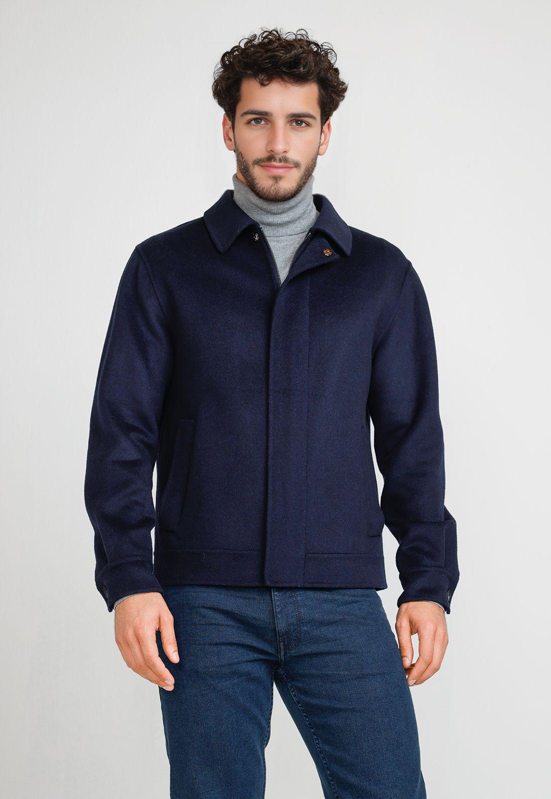 Chaqueta Hombre Lana Navy-0