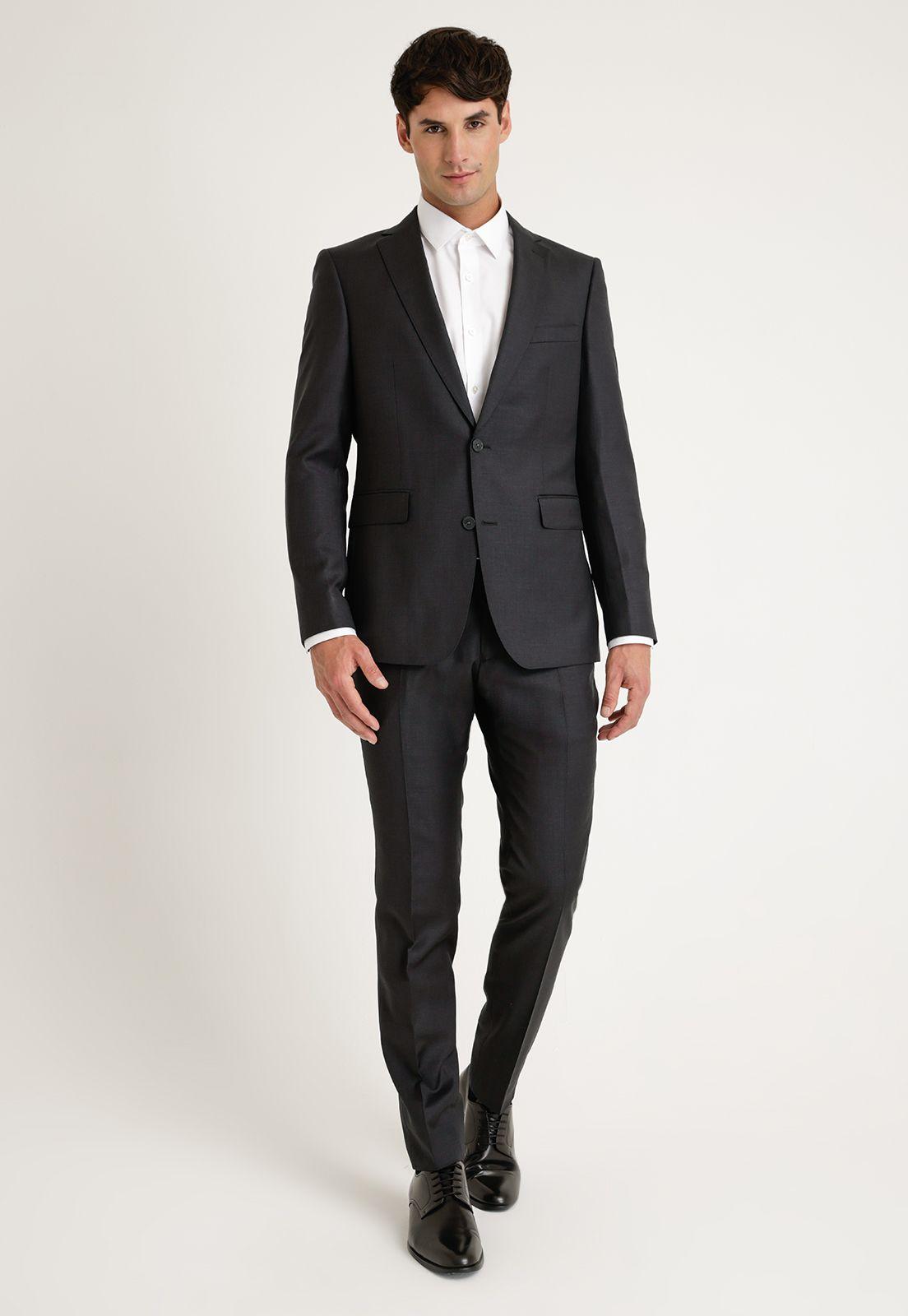 Chaqueta Formal Suit Separate Lana Marengo-3