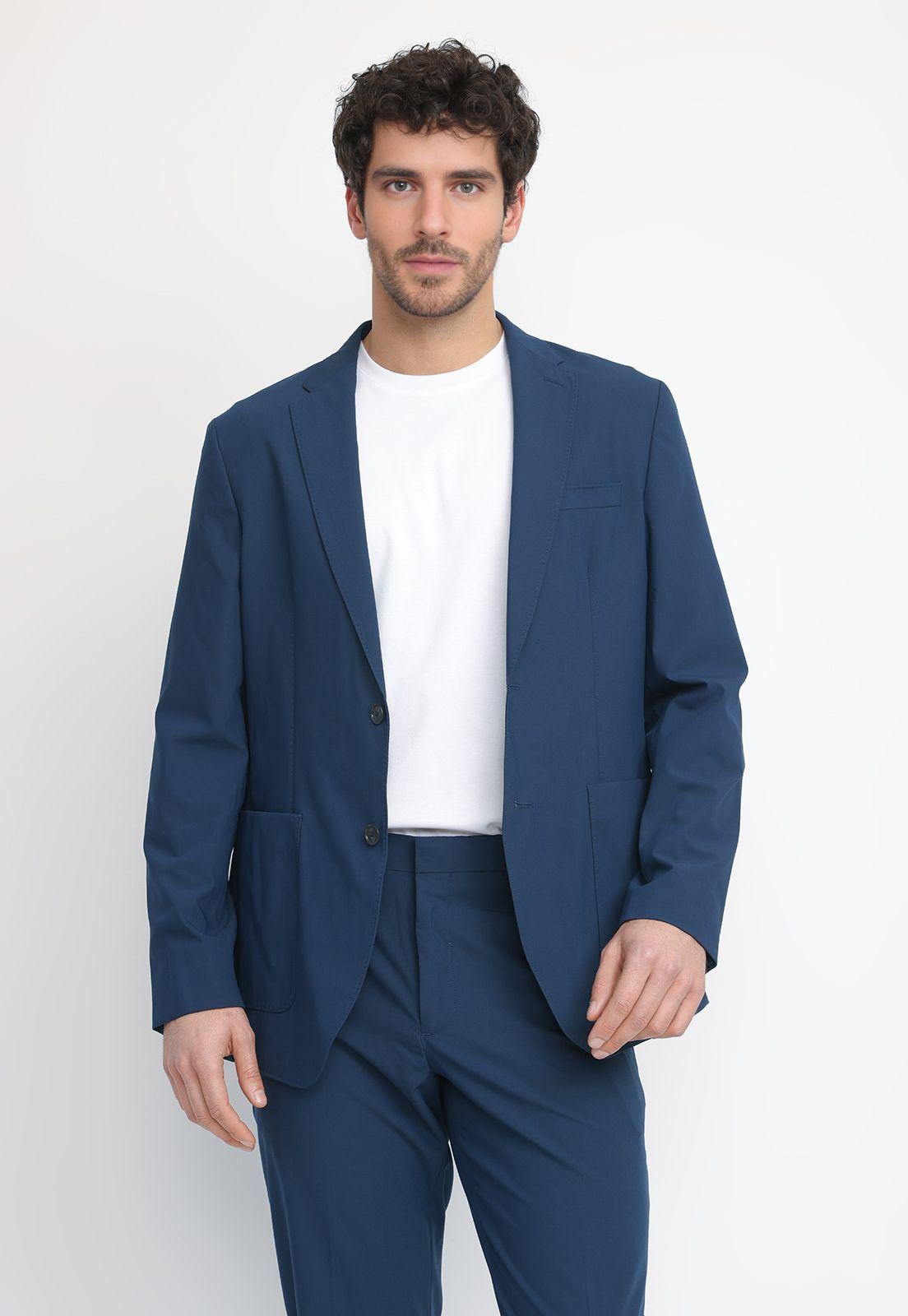 Chaqueta Formal Hombre Azul 4KSJ4410-0