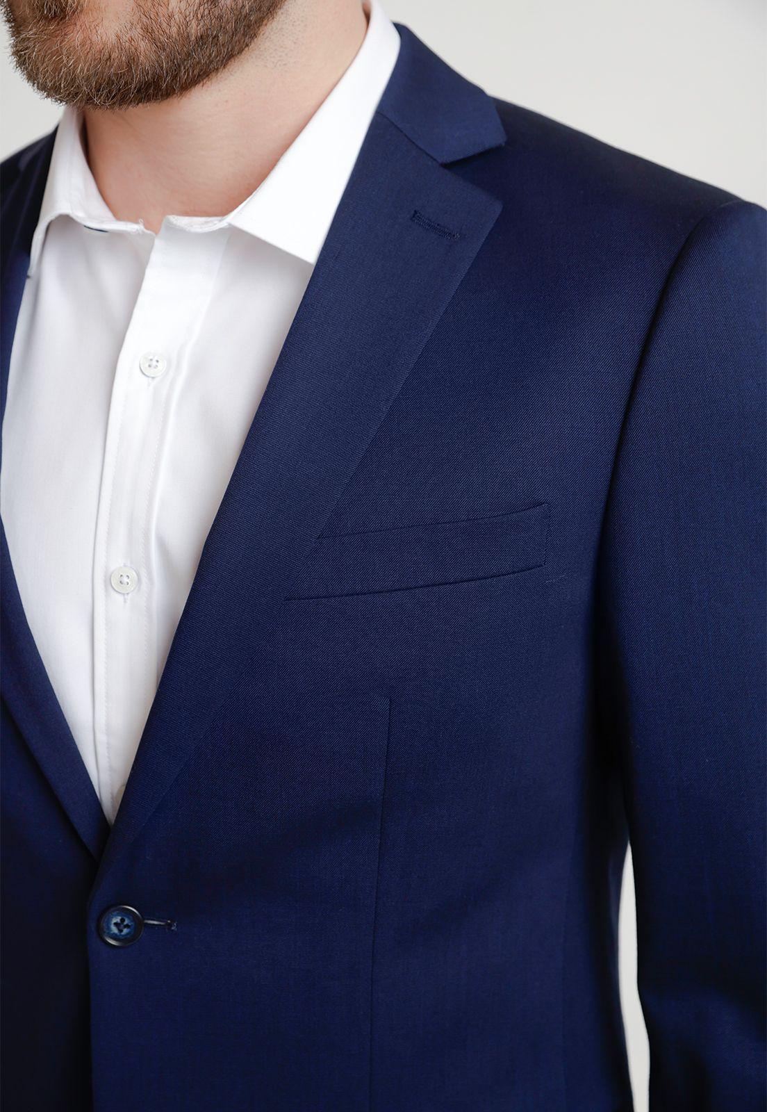 Chaqueta Formal Hombre Azul-2