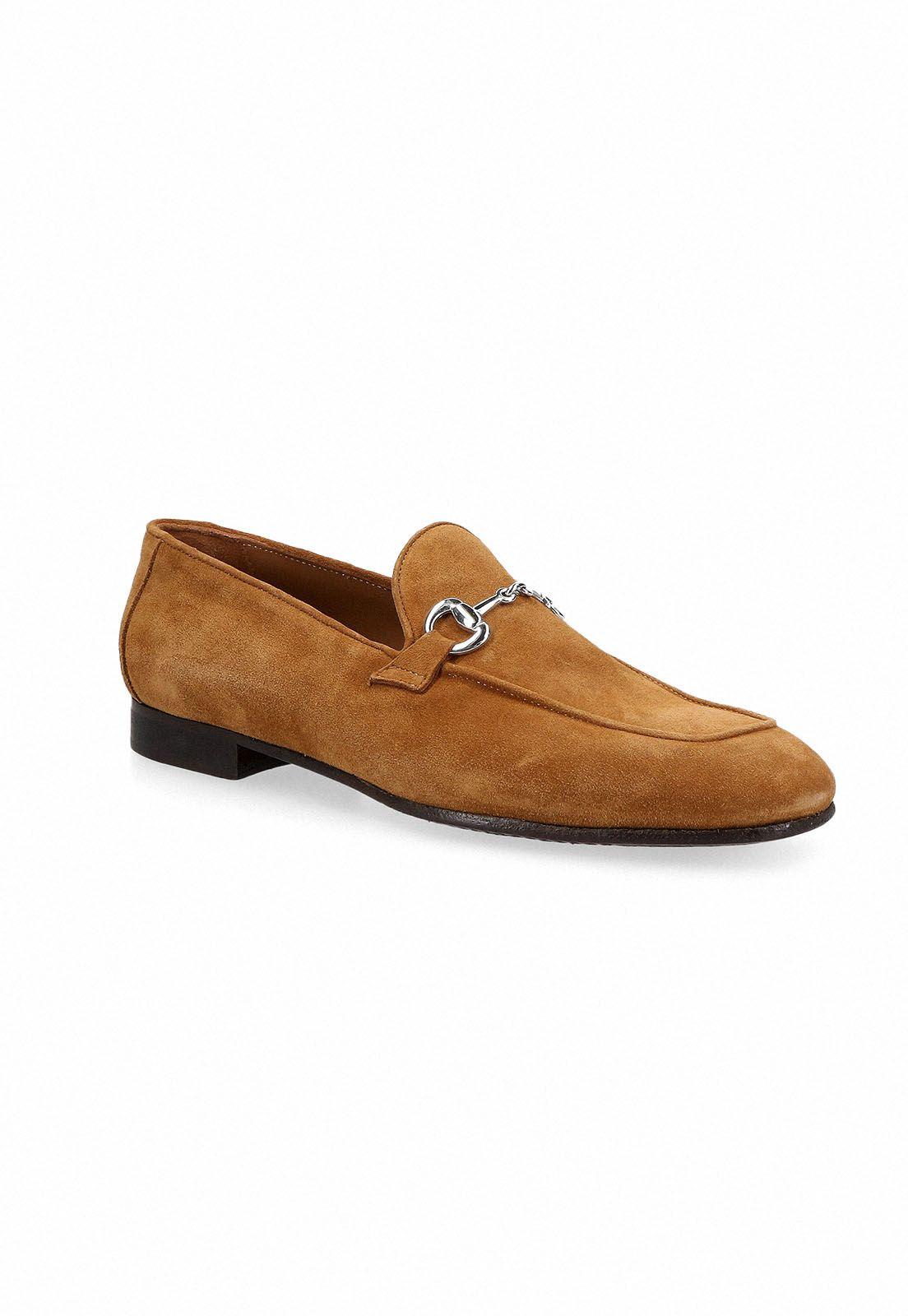 Mocasines Casual Italianos Proceno Moc Toe Bit Loafer Tan-0