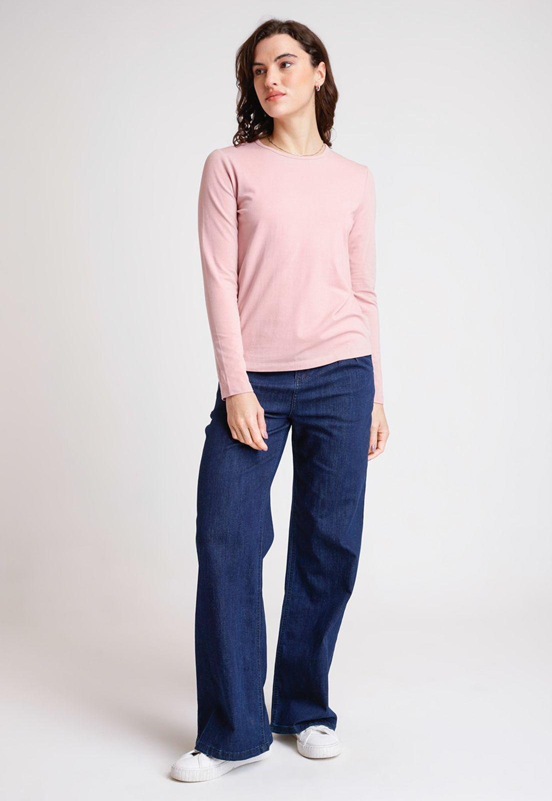 Polera De Mujer Modelo Isis Color Rosado-3