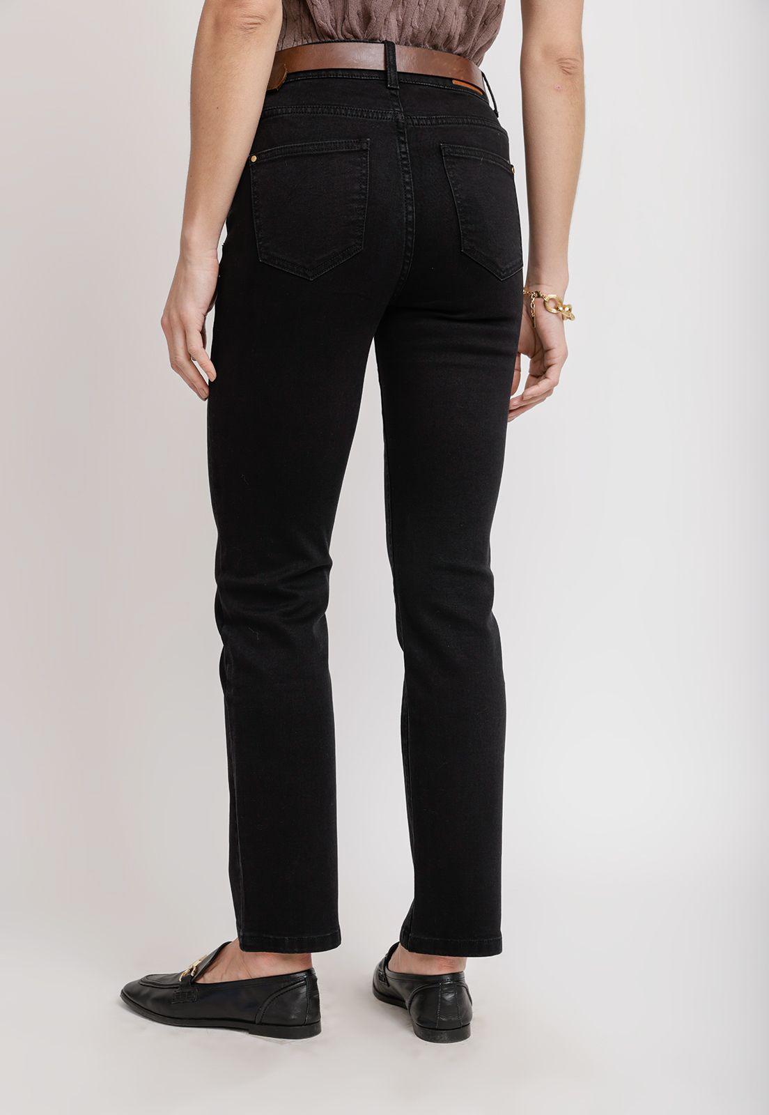 Jeans Recto Negro Charlot26 Mujer-1