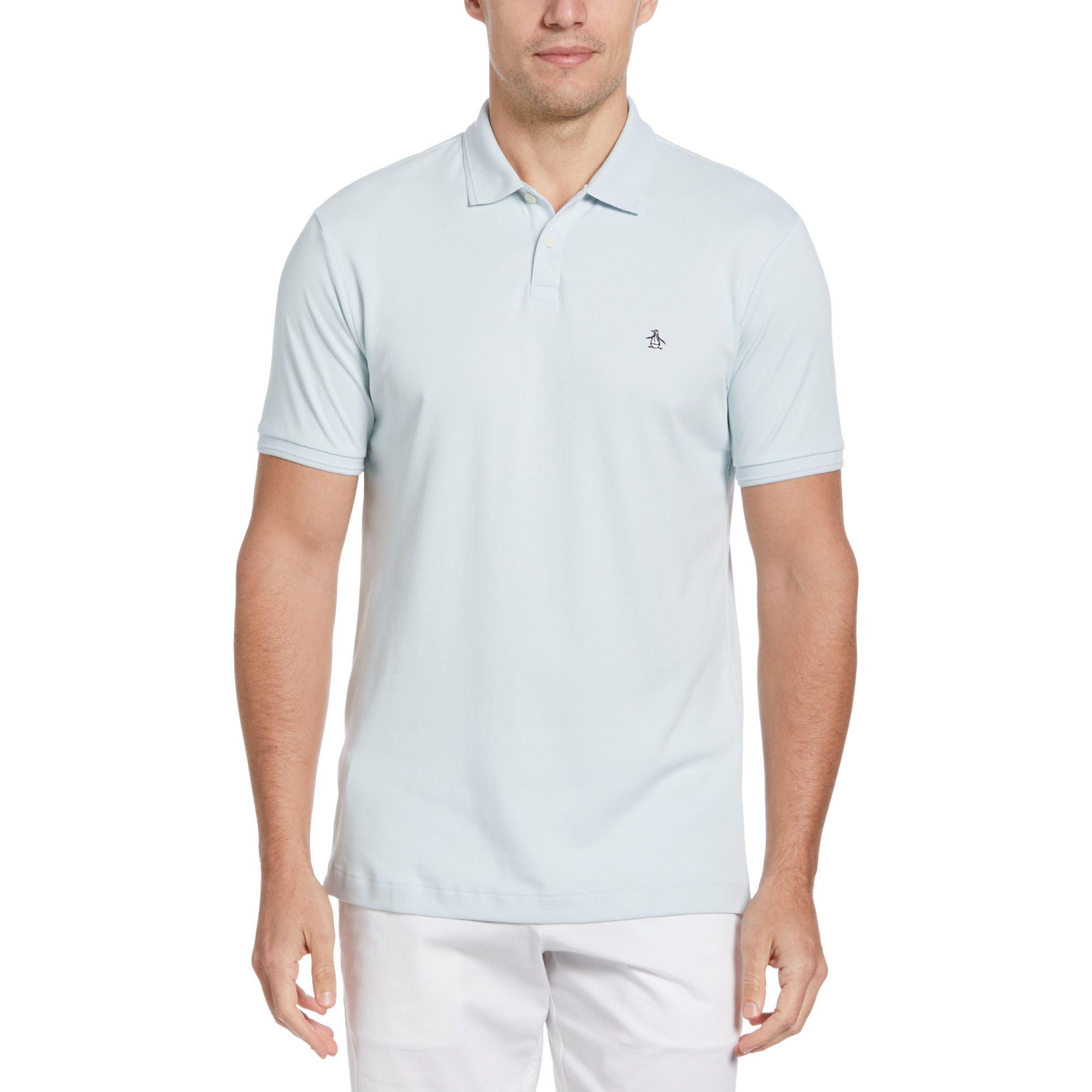 Polera Polo De Hombre Celeste-0