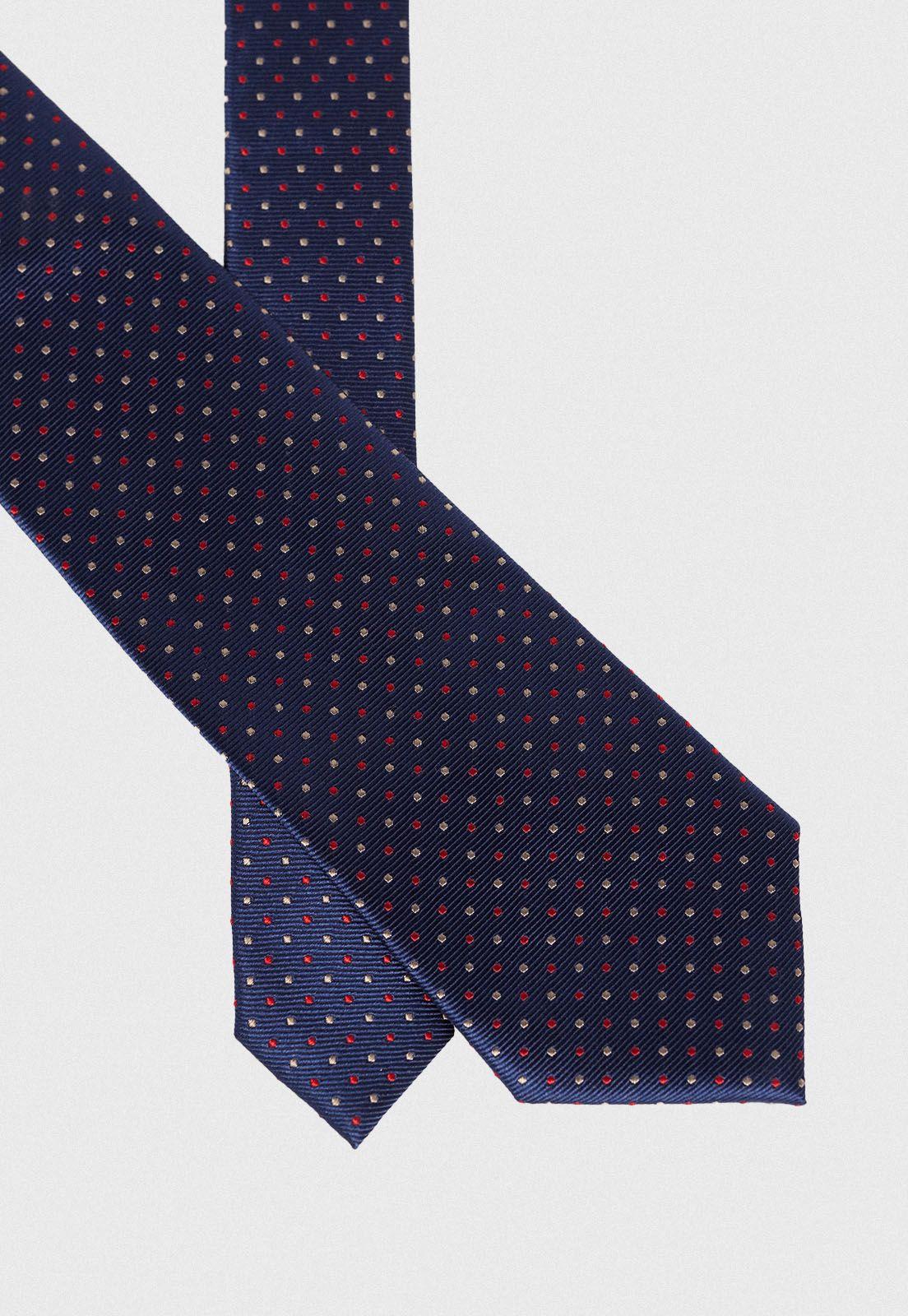 Corbata Formal Hombre Travel Seda Azul-1