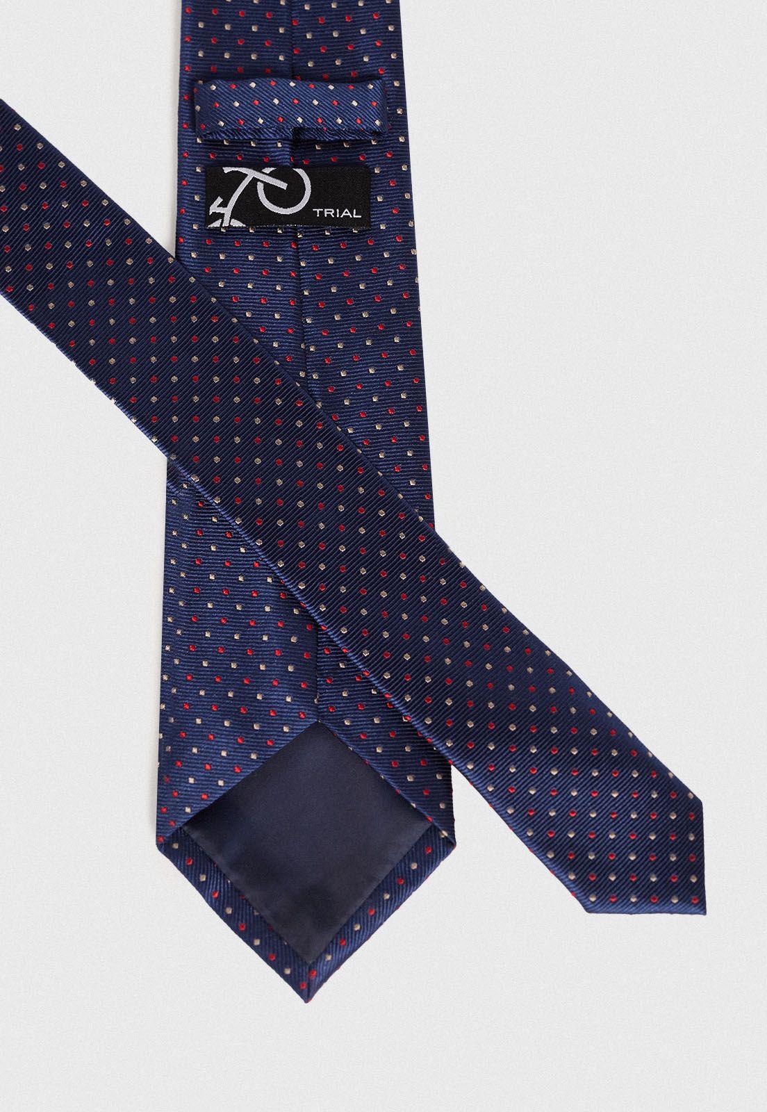 Corbata Formal Hombre Travel Seda Azul-2