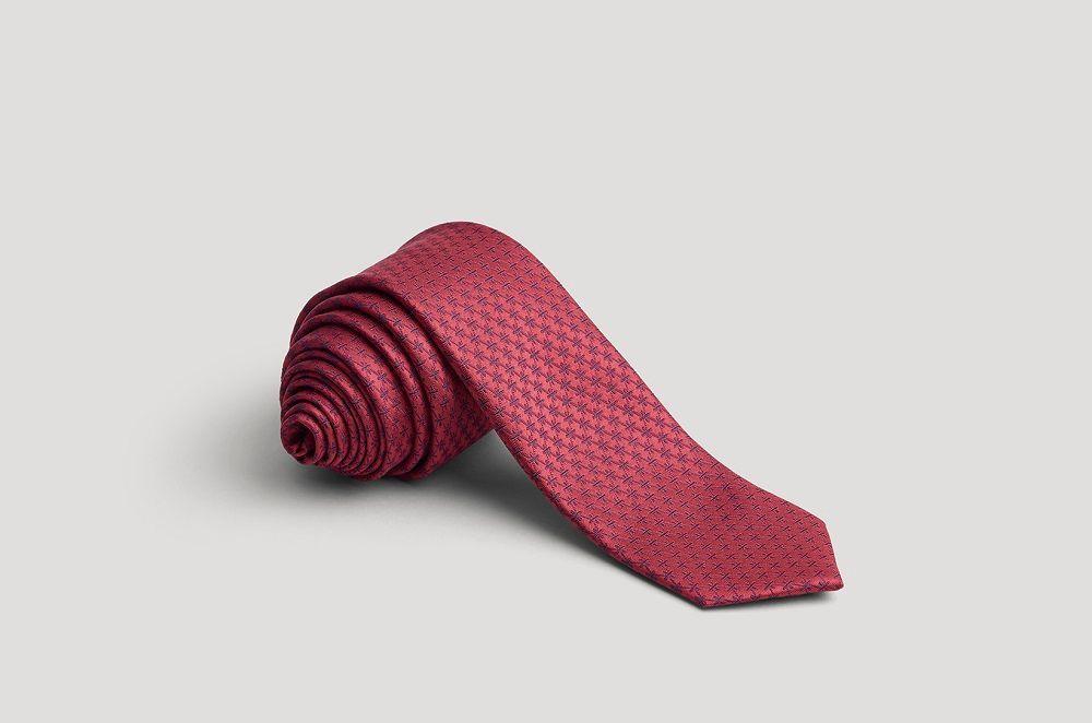 Corbata Formal Rojo-0