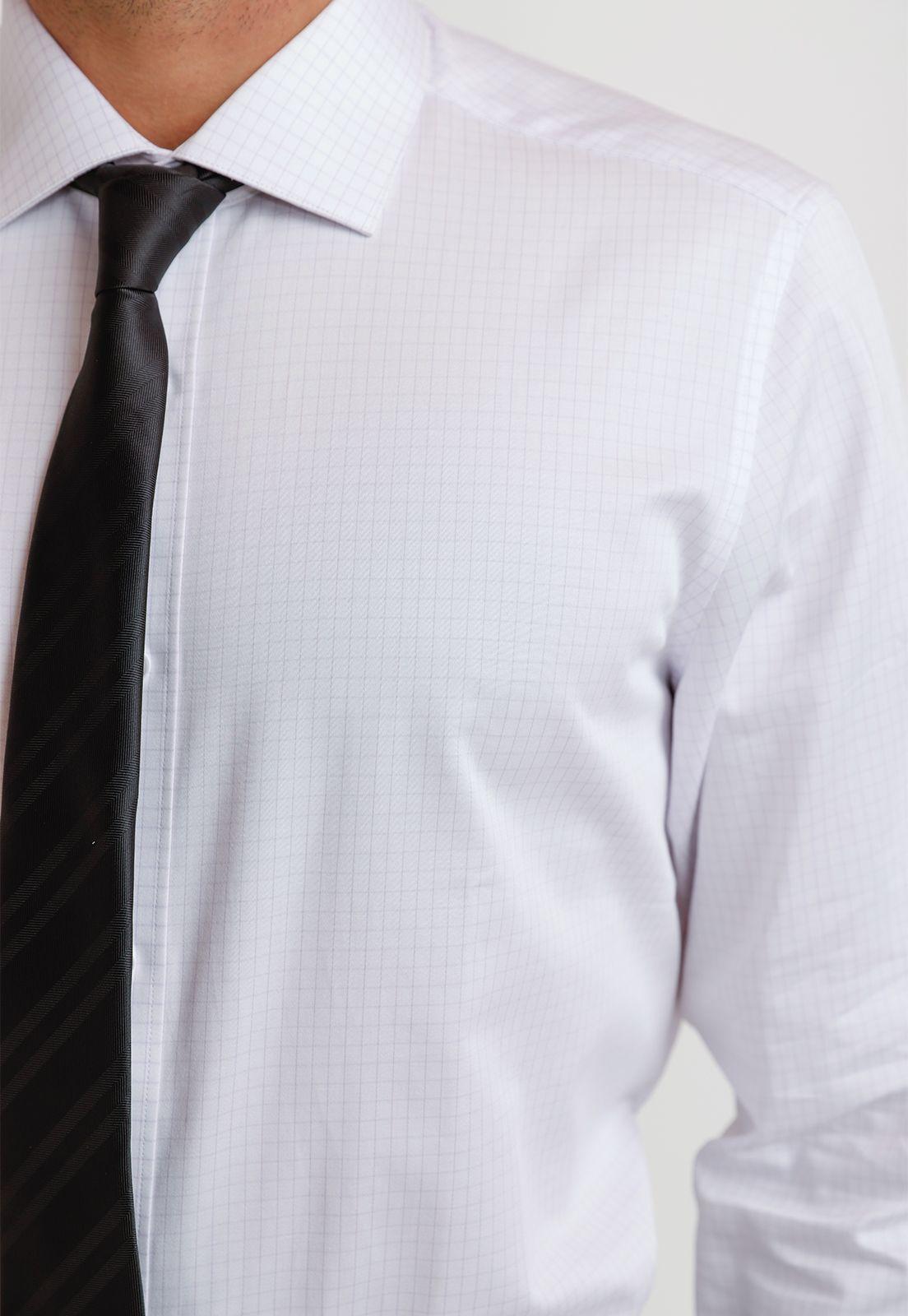 Camisa Hombre Formal Algodón Classic Malva-2