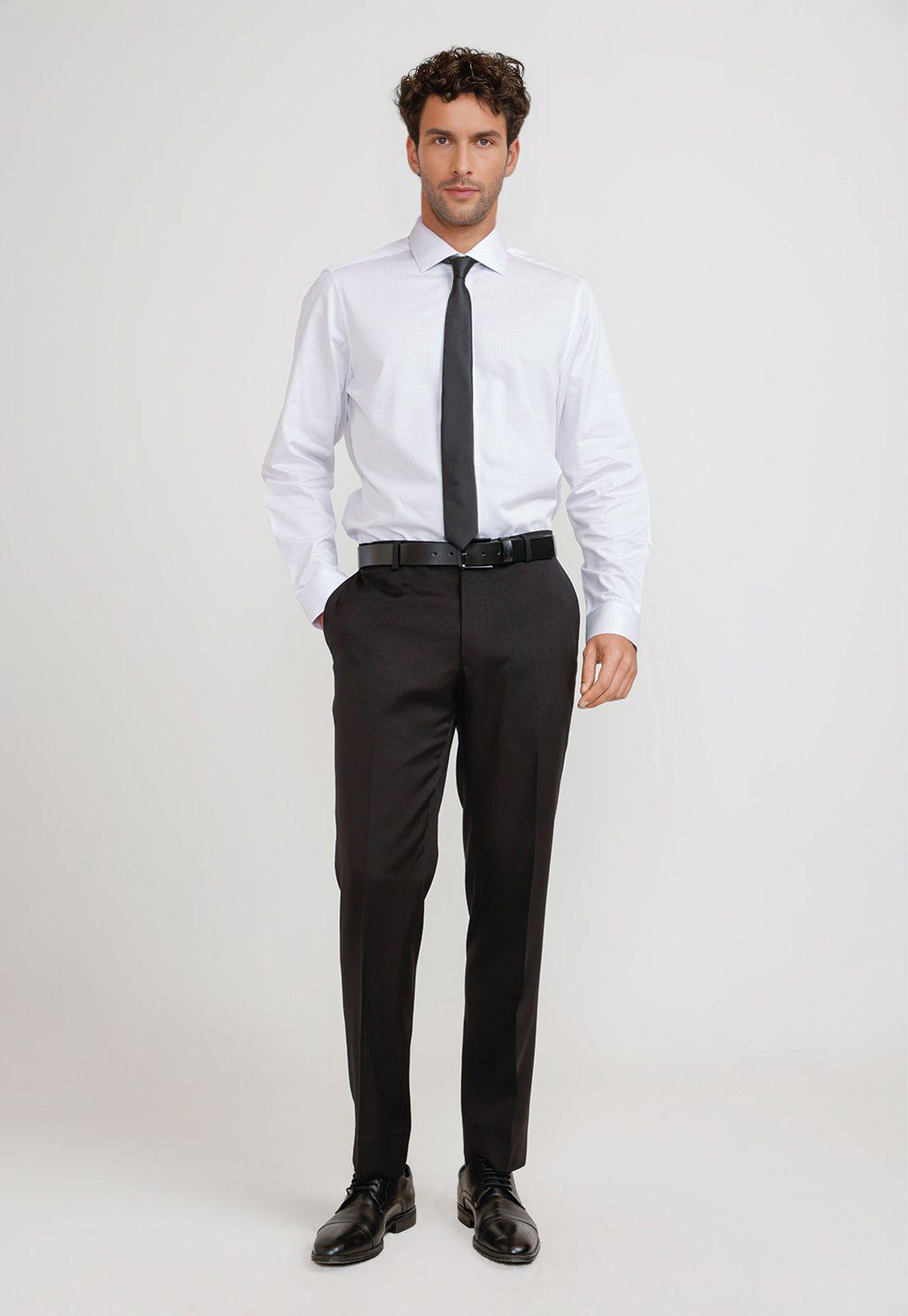 Camisa Hombre Formal Algodón Classic Malva-3