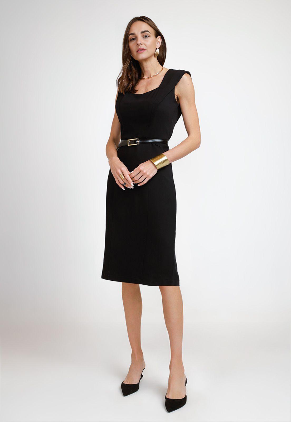 Vestido de Mujer Modelo Steffi Color Negro-0