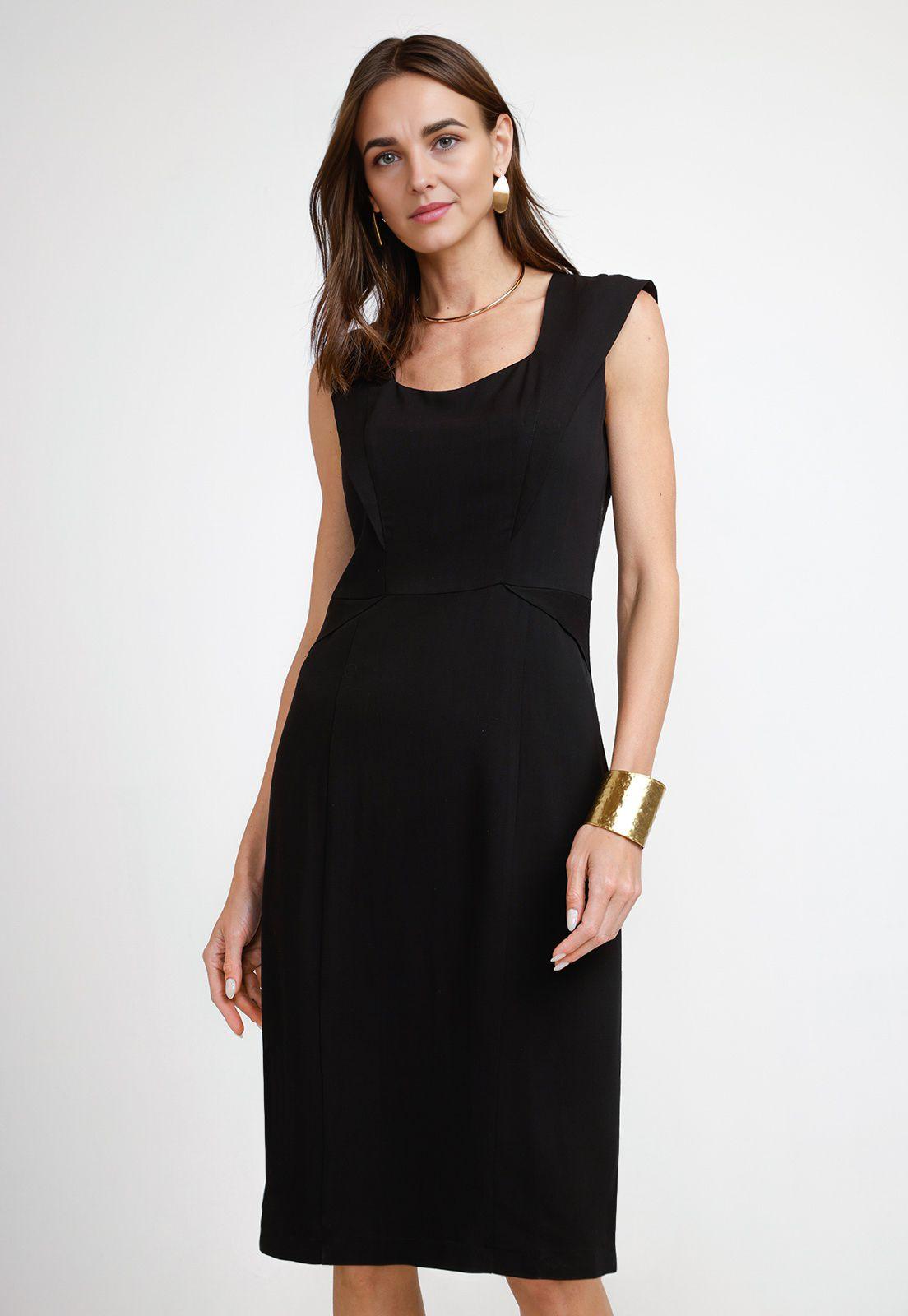 Vestido de Mujer Modelo Steffi Color Negro-1