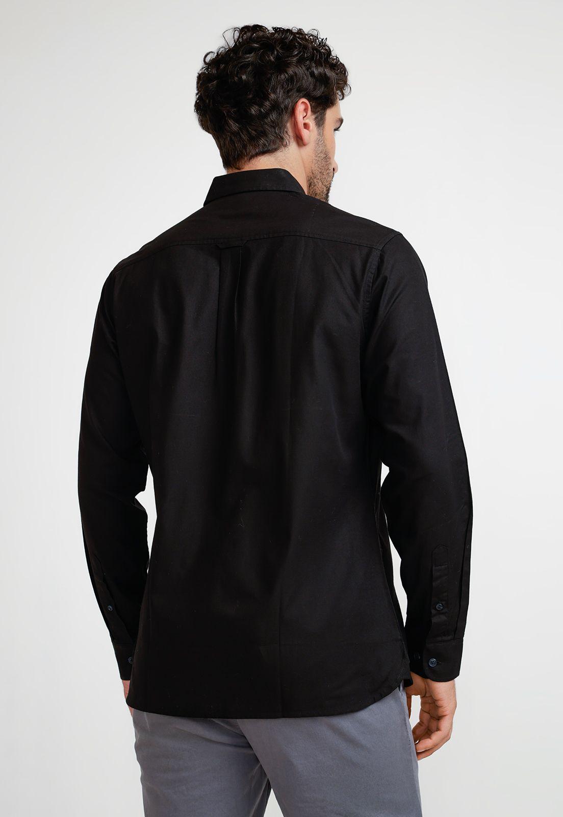 Camisa Oxford Hombre Blake Negro-1