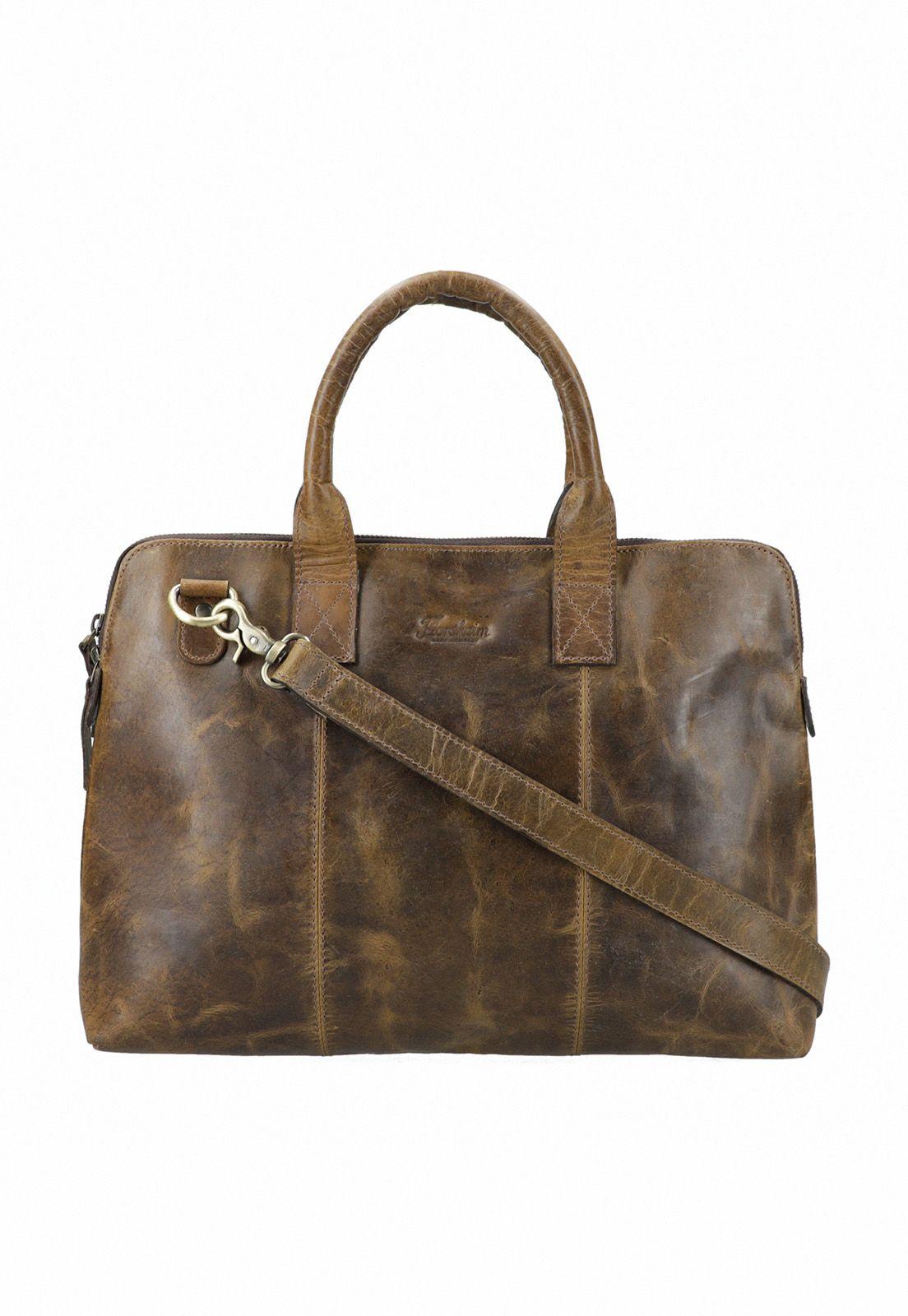 Bolso de cuero Cognac-0