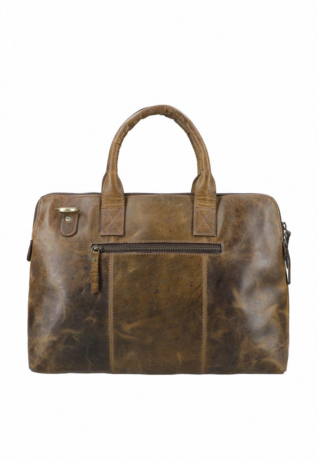 Bolso de cuero Cognac-2