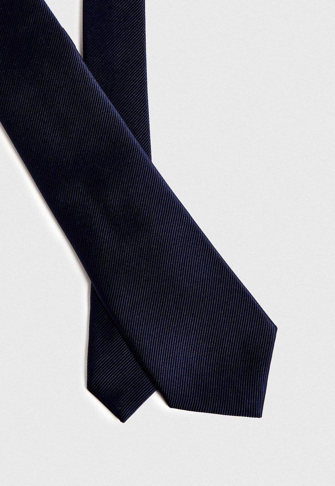 Corbata hombre Formal Executive Seda Azul -1