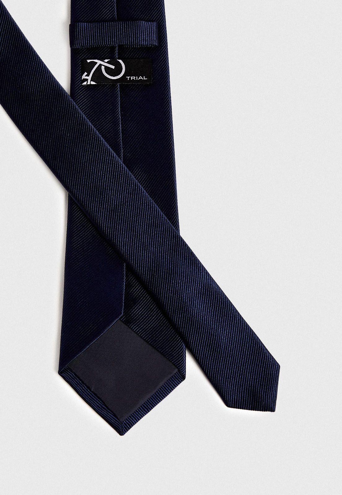 Corbata hombre Formal Executive Seda Azul -2