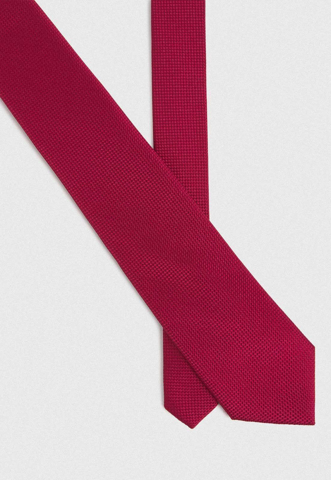 Corbata seda executive rojo-1