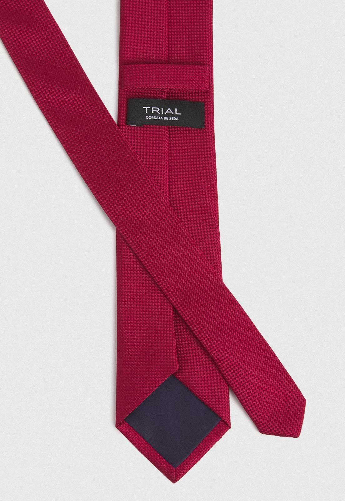 Corbata seda executive rojo-2