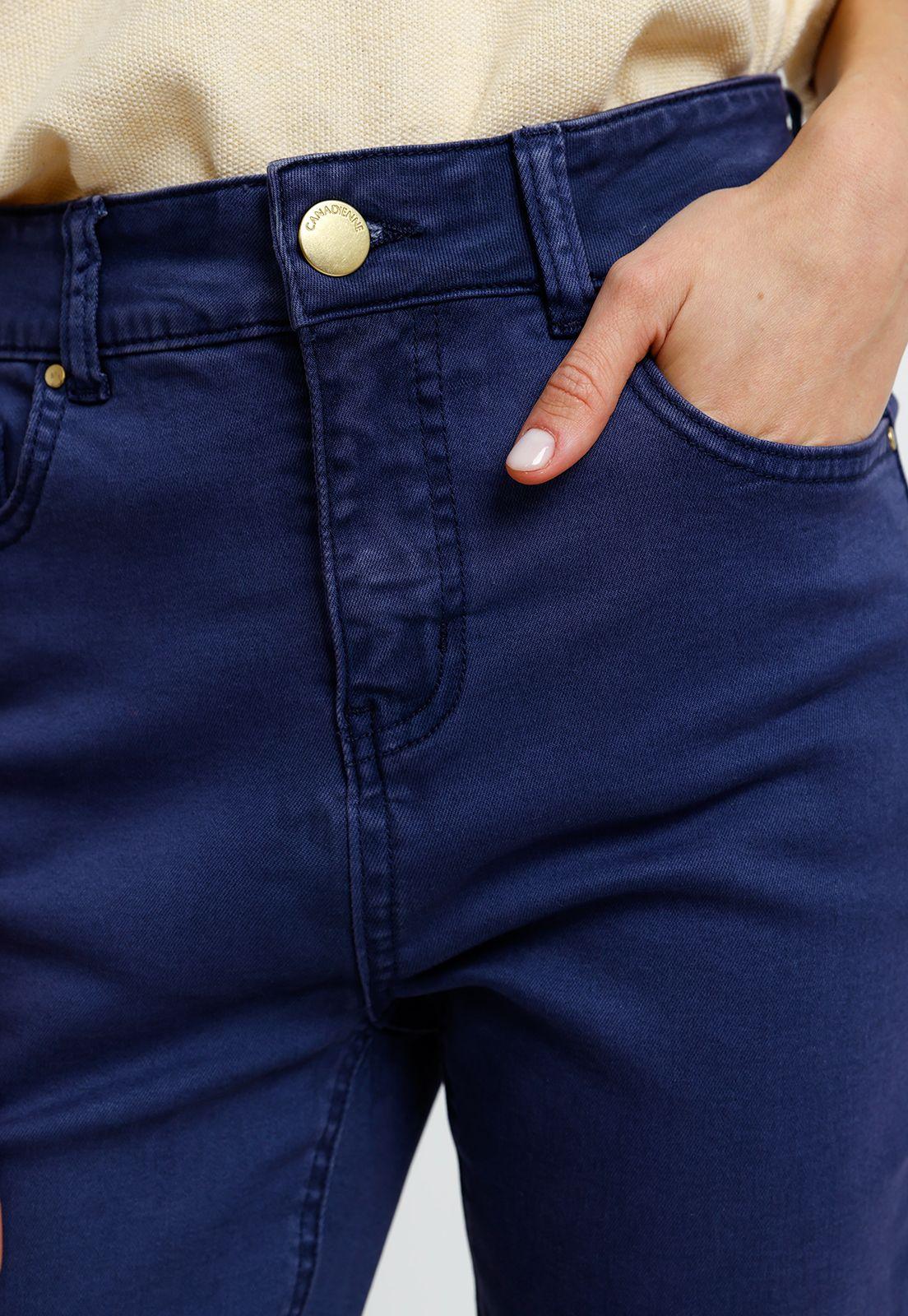 Pantalón Recto Navy Ely26 Mujer-2