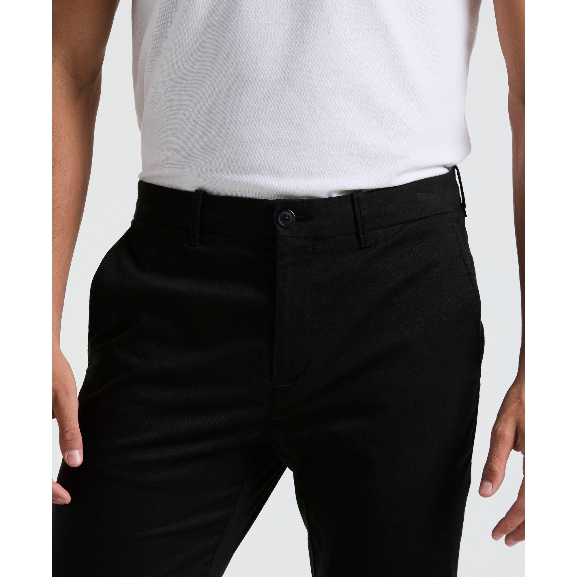 Pantalón Hombre Chino Negro OPBB0022-2