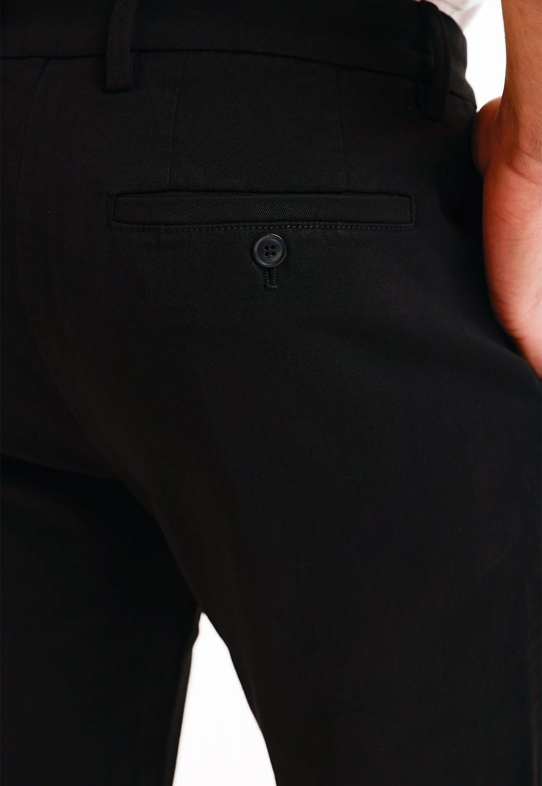 Pantalón Hombre Chino Negro PDBSF004-2