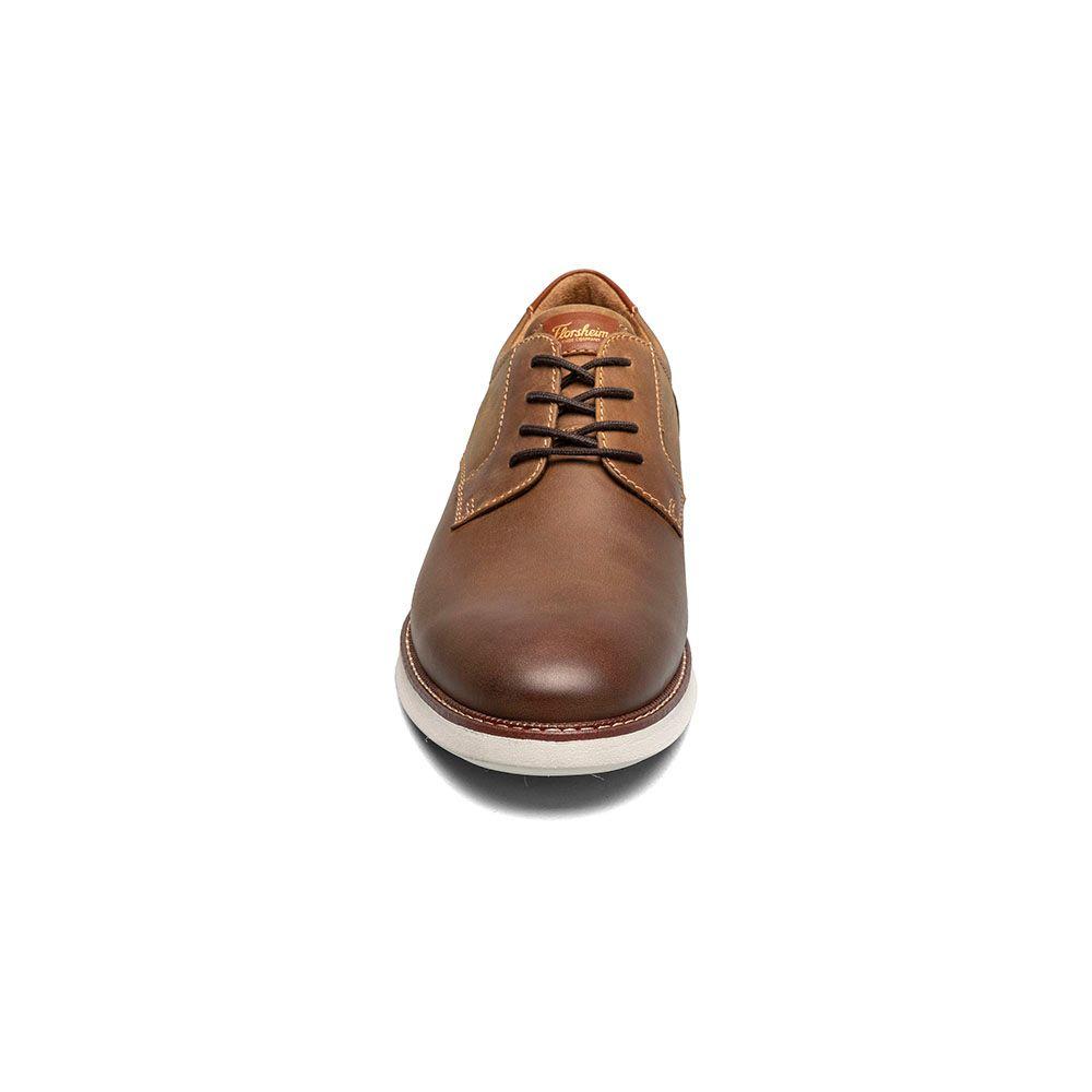 Zapatos Casual Launch Plain Toe Oxford Café-1