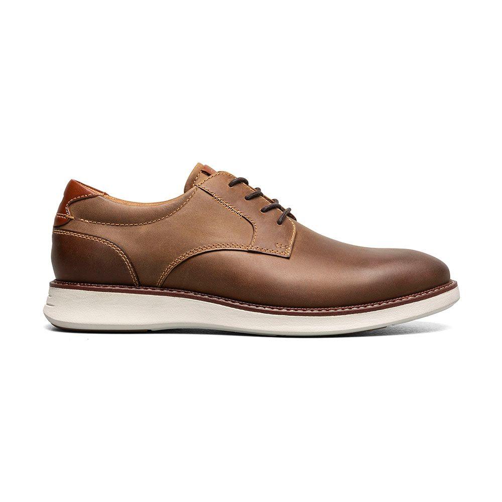 Zapatos Casual Launch Plain Toe Oxford Café-2