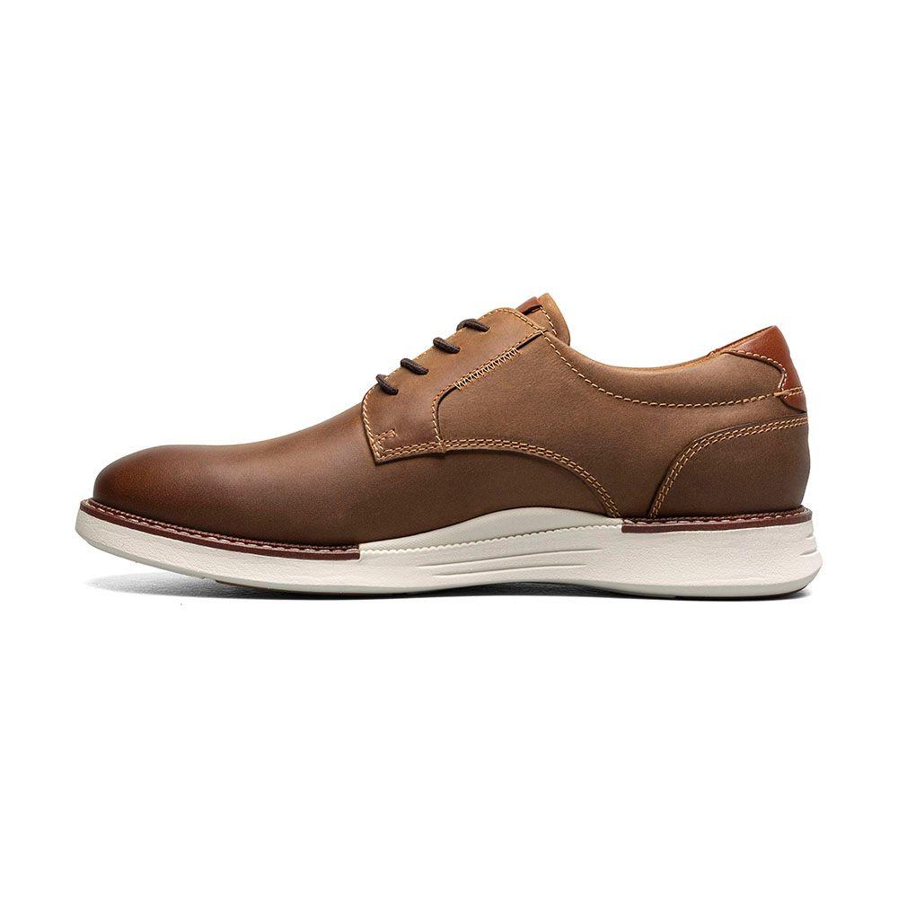 Zapatos Casual Launch Plain Toe Oxford Café-4