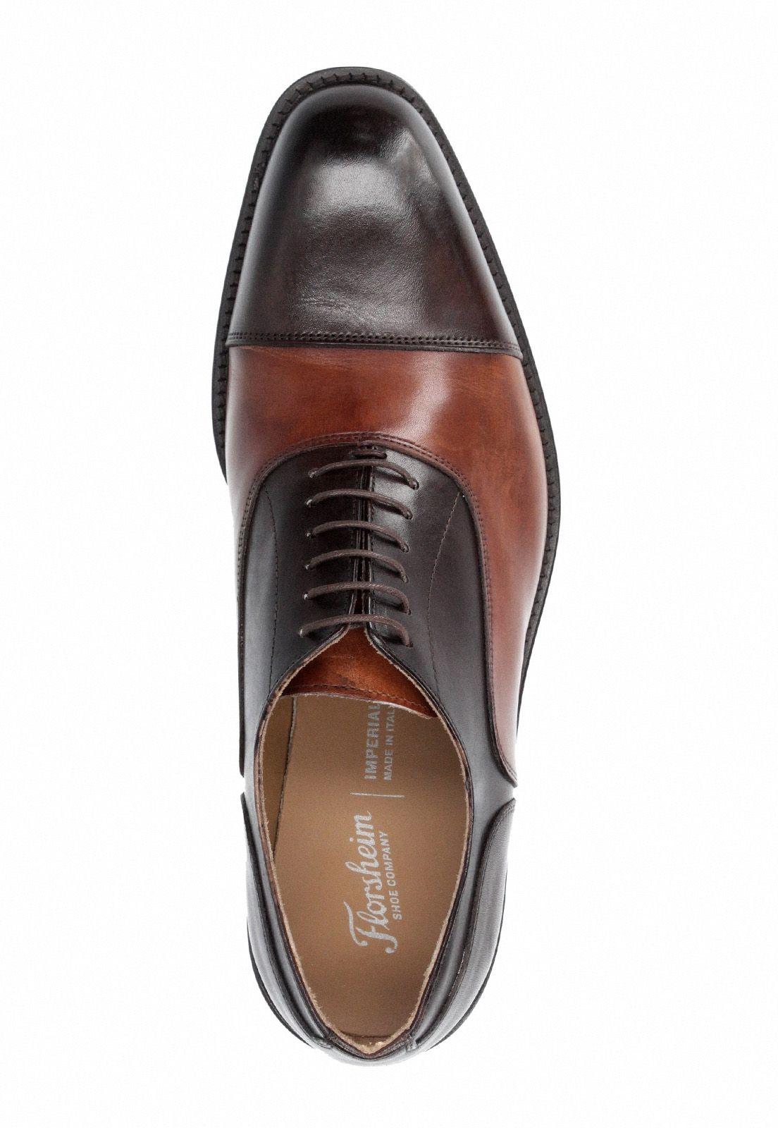 Zapatos Formal Italianos Arzano Cap Toe Oxford Negro/Cafe-3