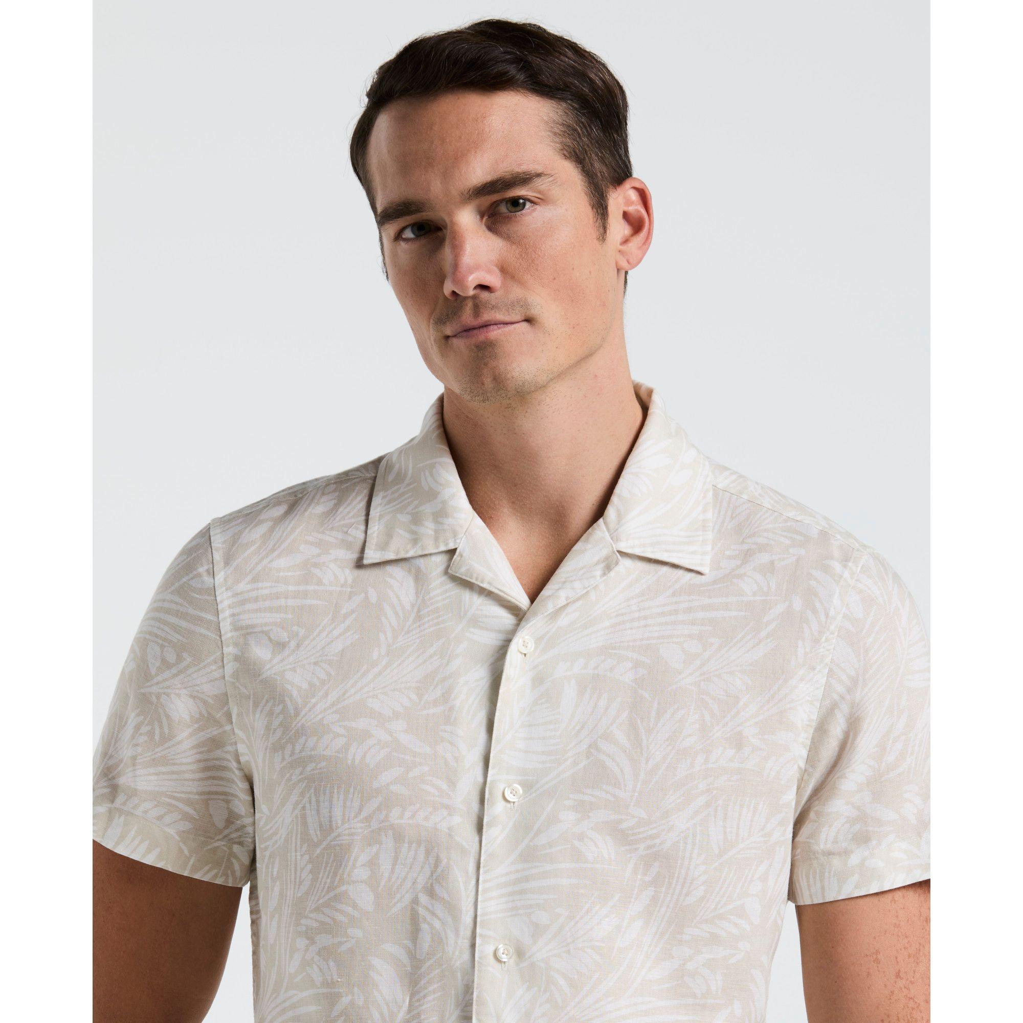 Camisa Hombre Manga Corta Estampada Arena 4KSW7035-2