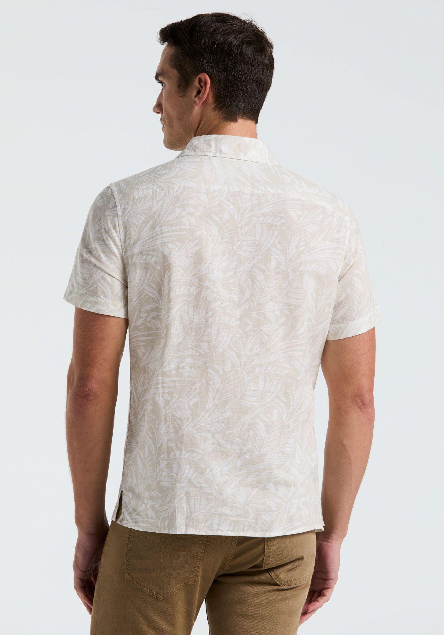 Camisa Hombre Manga Corta Estampada Arena -1