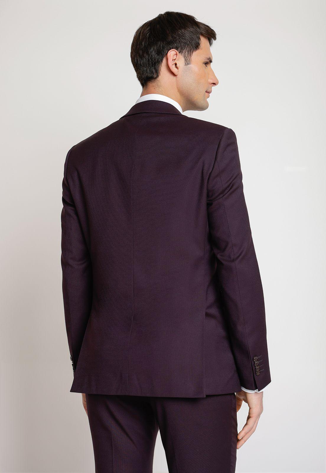 Chaqueta Hombre Traje Suit Separates Washable Grape-1