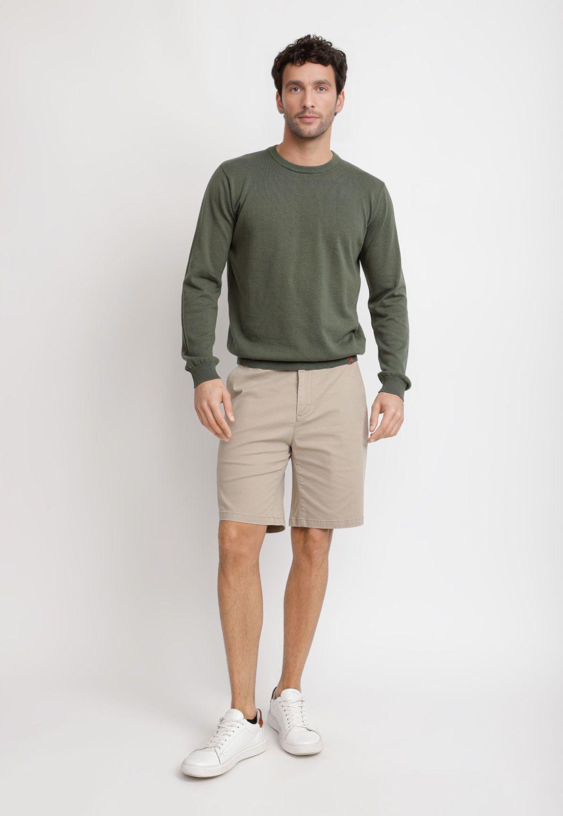 Sweater Cuello C Algodón Phelps Verde-1