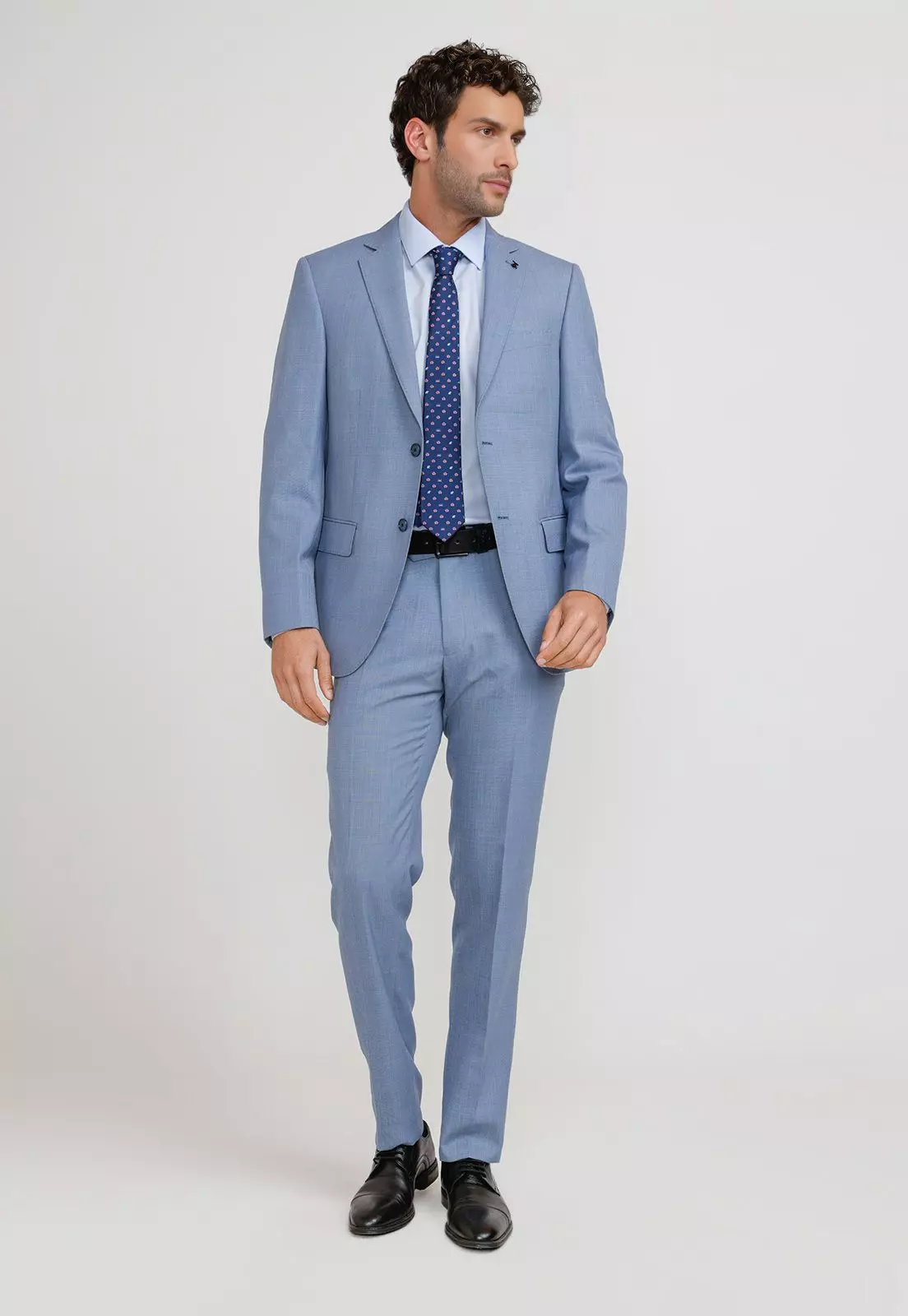 Traje Hombre Formal Executive Celeste-3