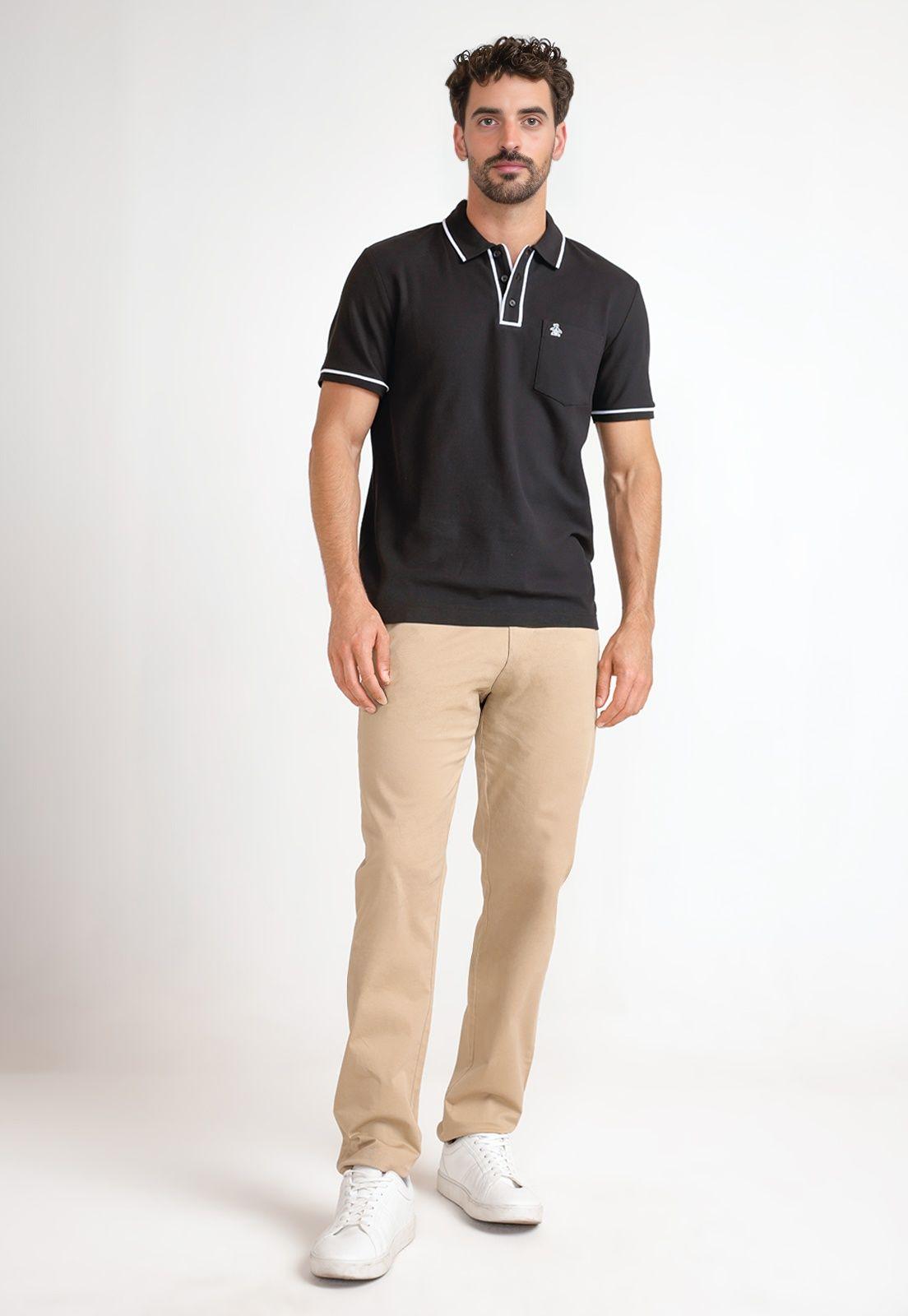 Polera Polo De Hombre The Earl Negro-3