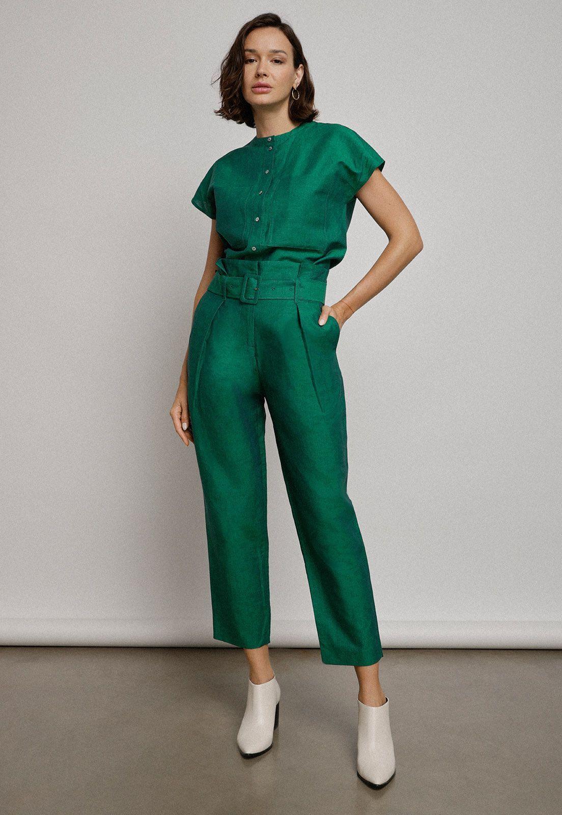 Pantalón Alicia Verde-3