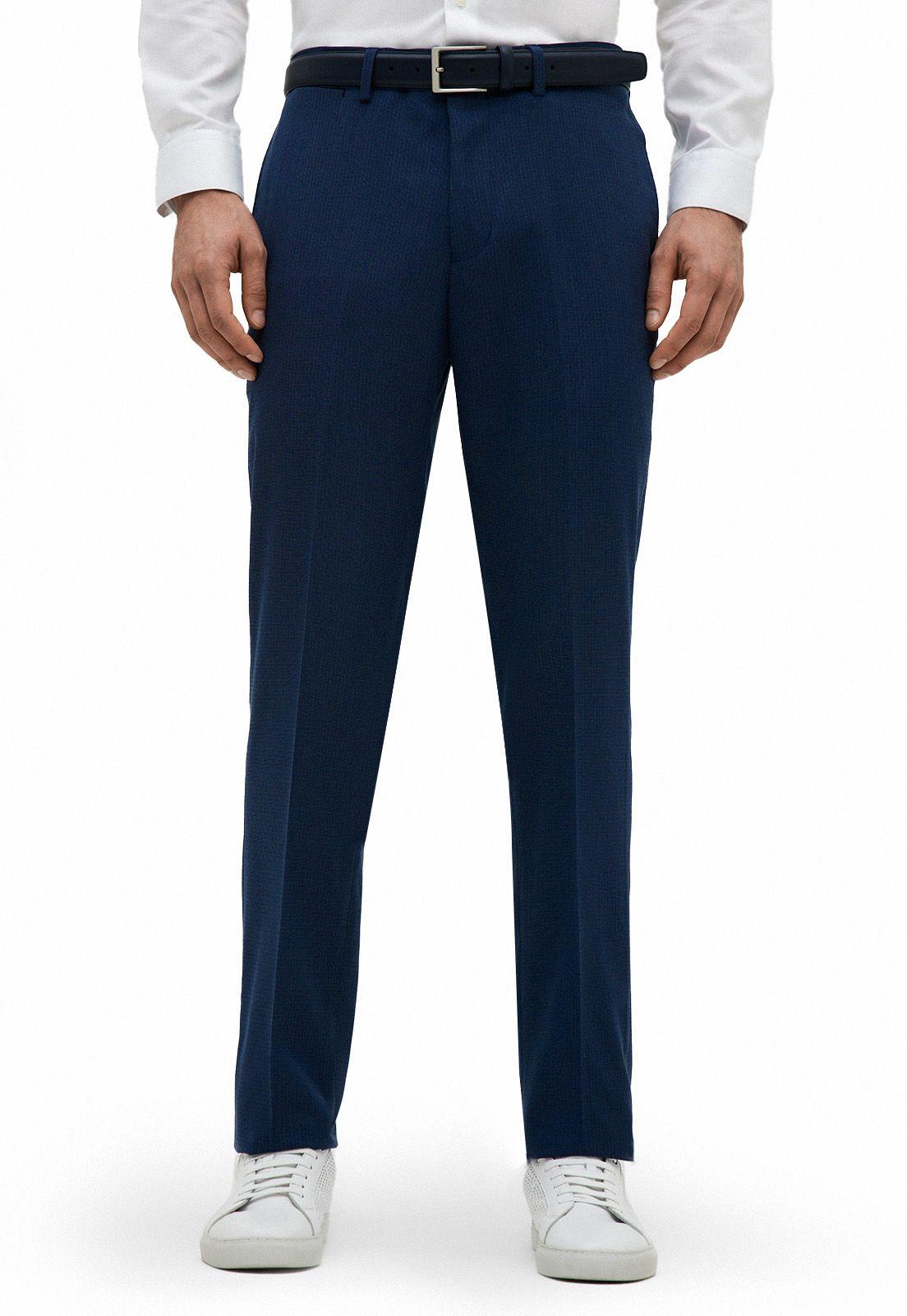 Pantalón Suit Separate Washable Azul Medio-0