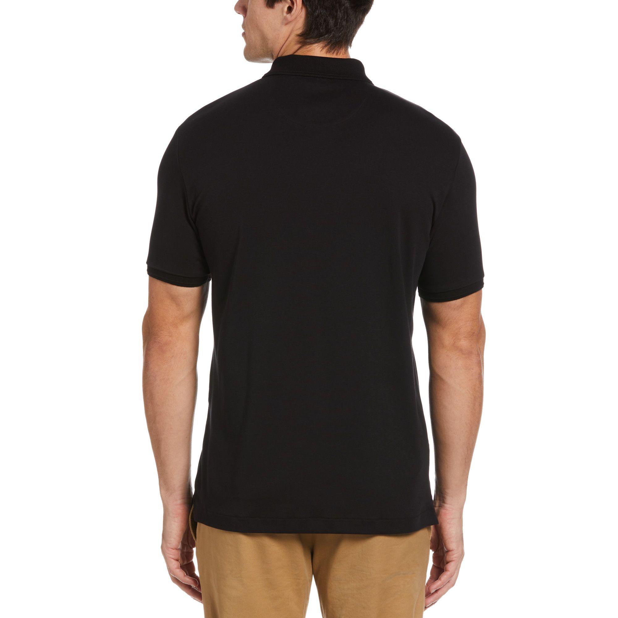 Polera Polo De Hombre Negro-1