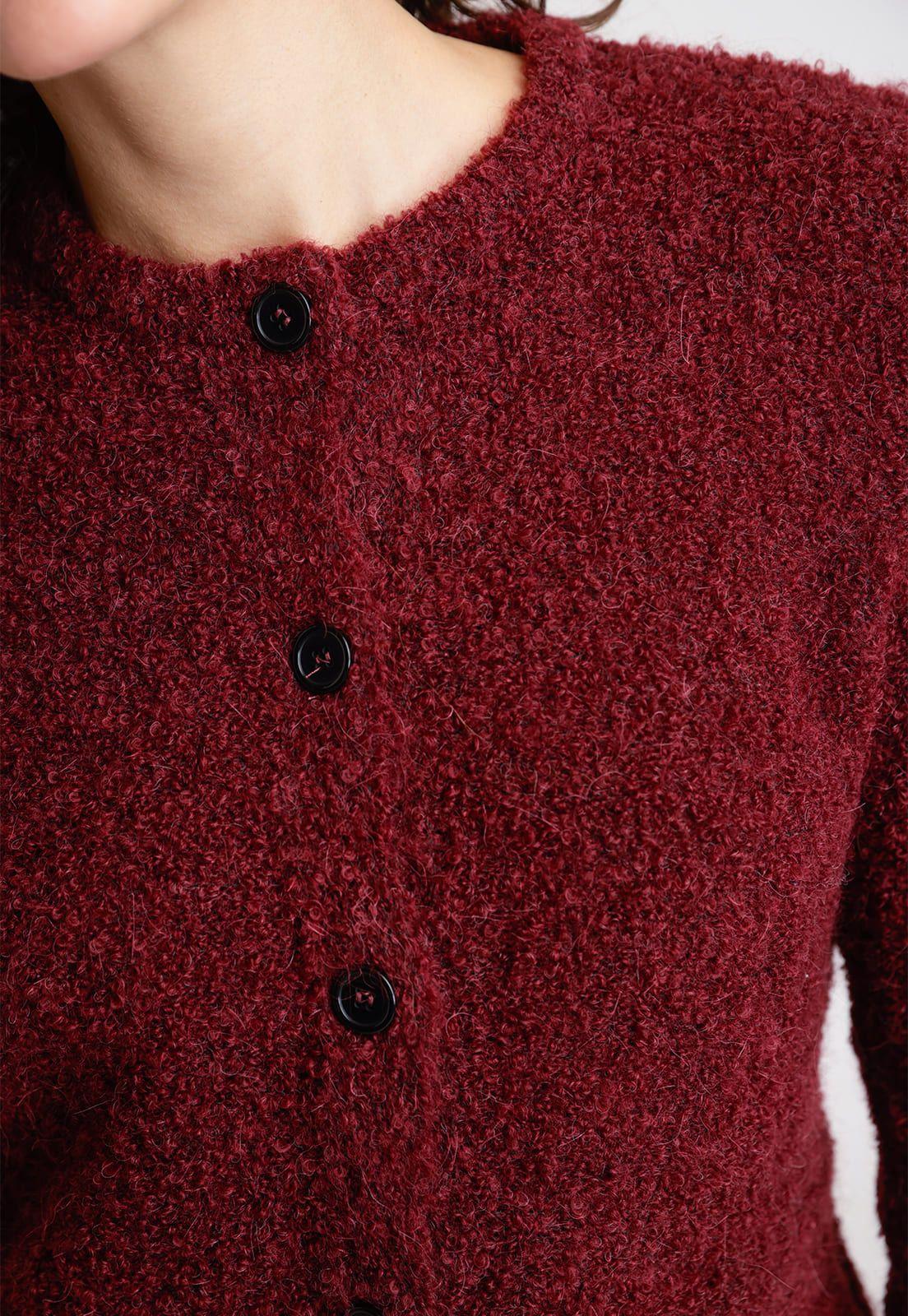 Tejido De Mujer Modelo Dana Color Burdeo-2
