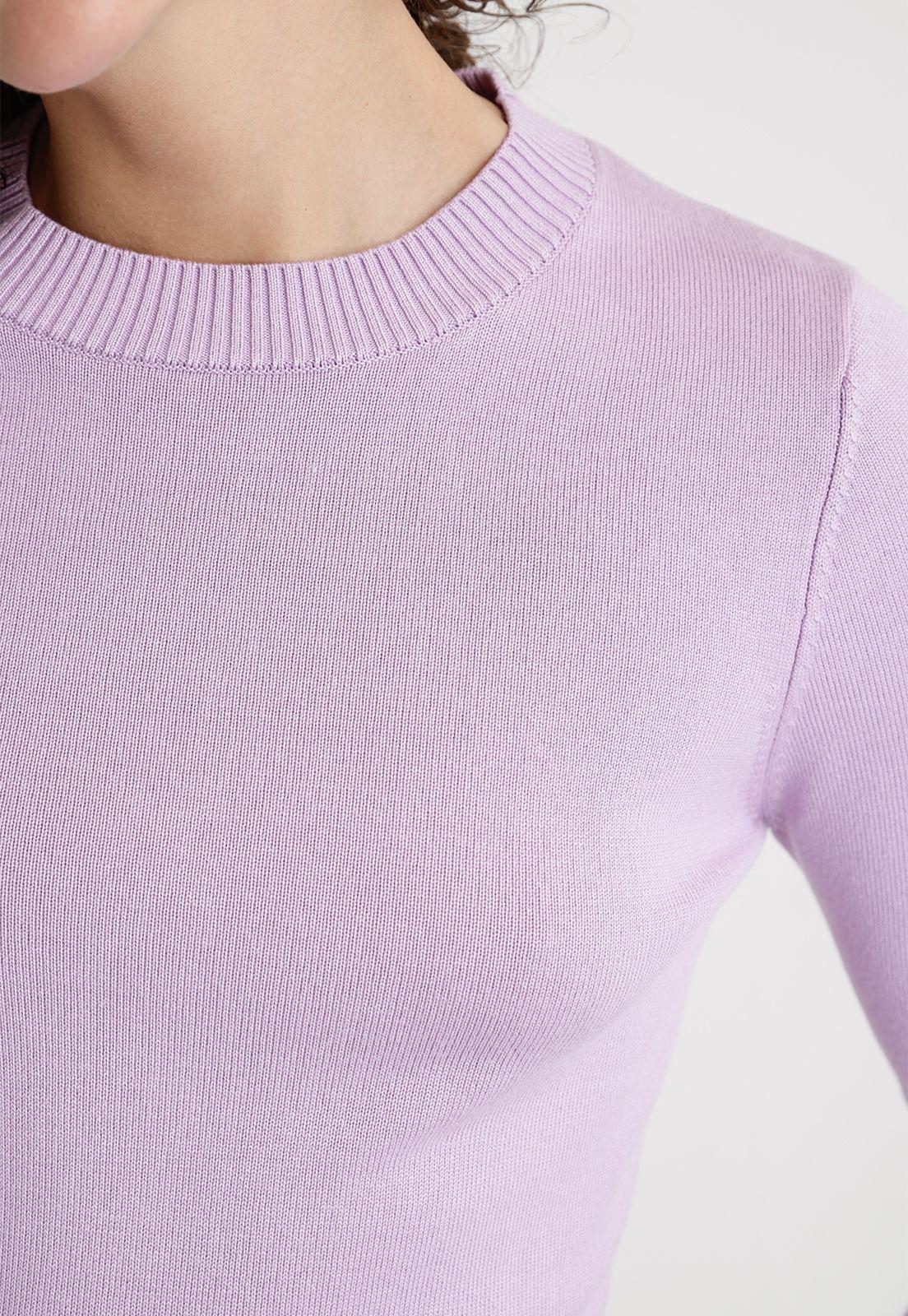 Tejido De Mujer Modelo Aroa Color Lila-2