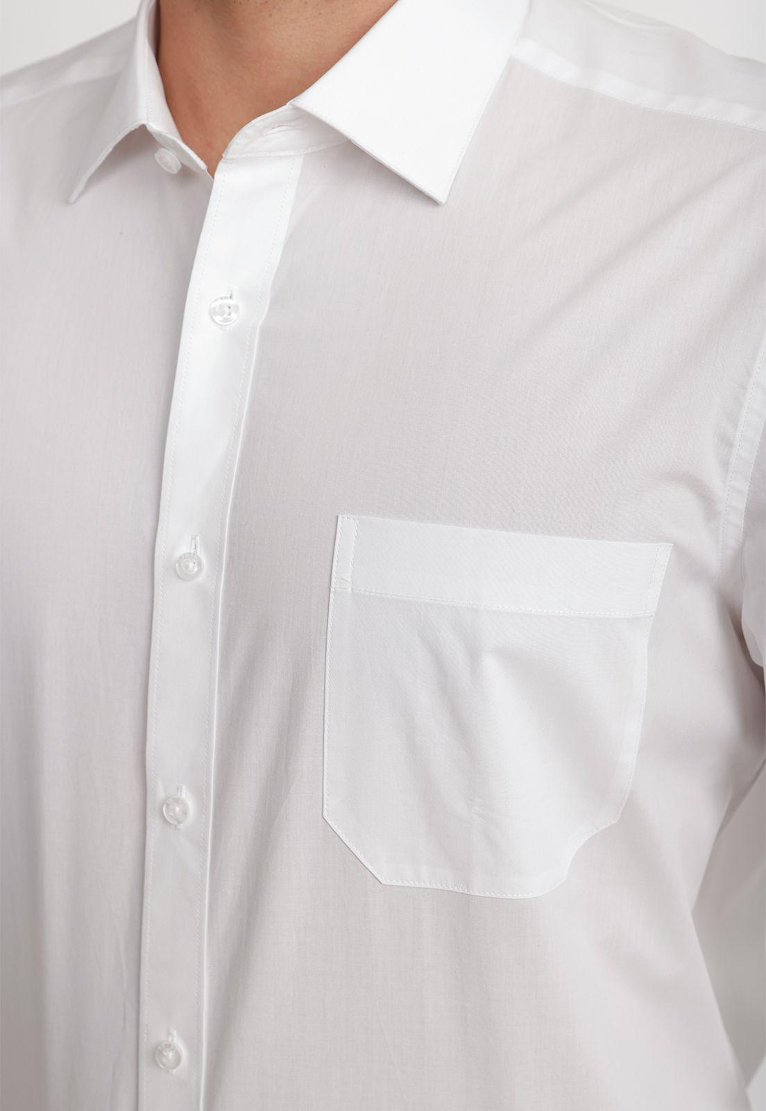 Camisa Hombre Formal Popelina Classic Blanco-2
