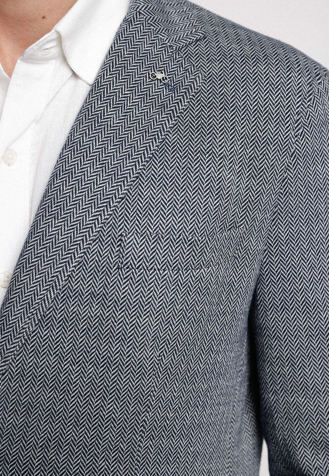 Chaqueta Hombre Calisto Gris Slim Fit-2