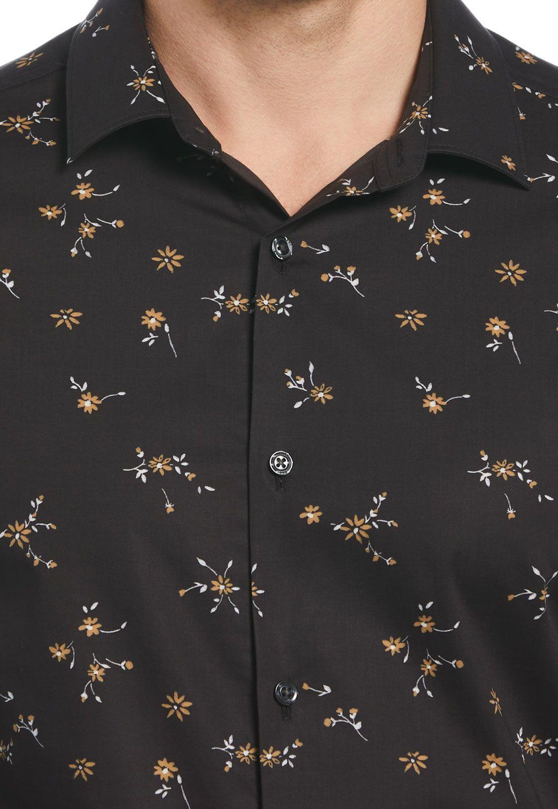 Camisa Casual Estampada Negro-2