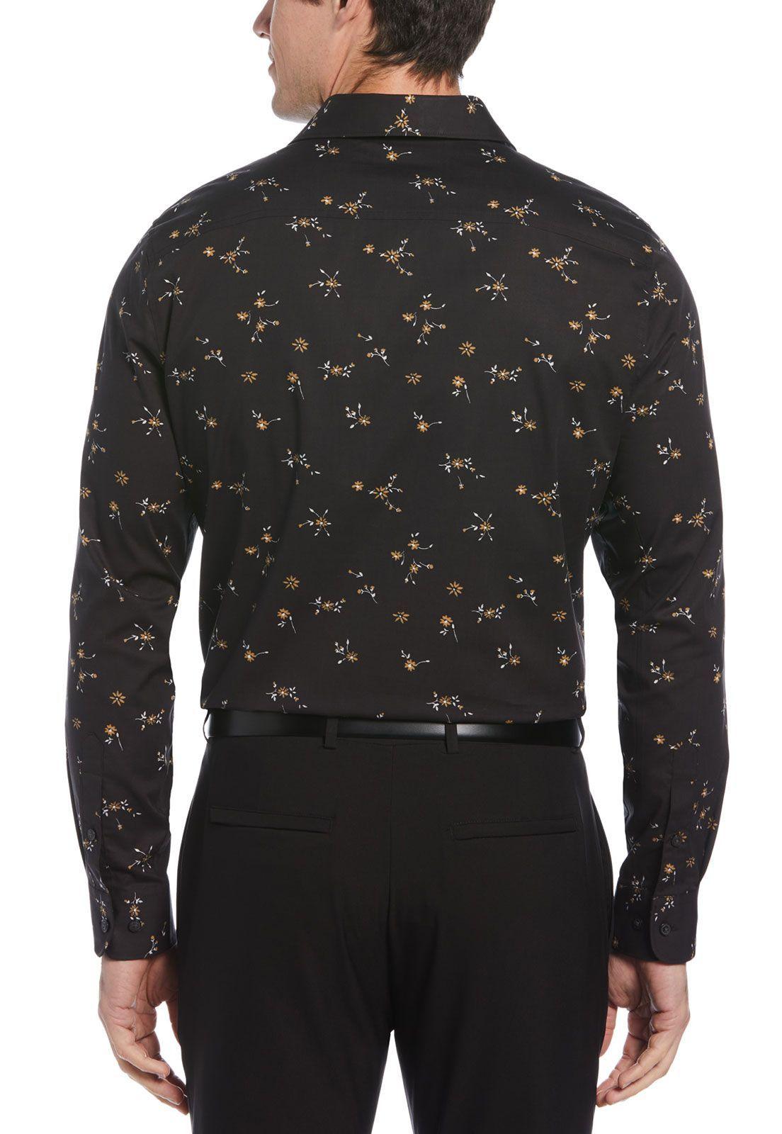 Camisa Casual Estampada Negro-1