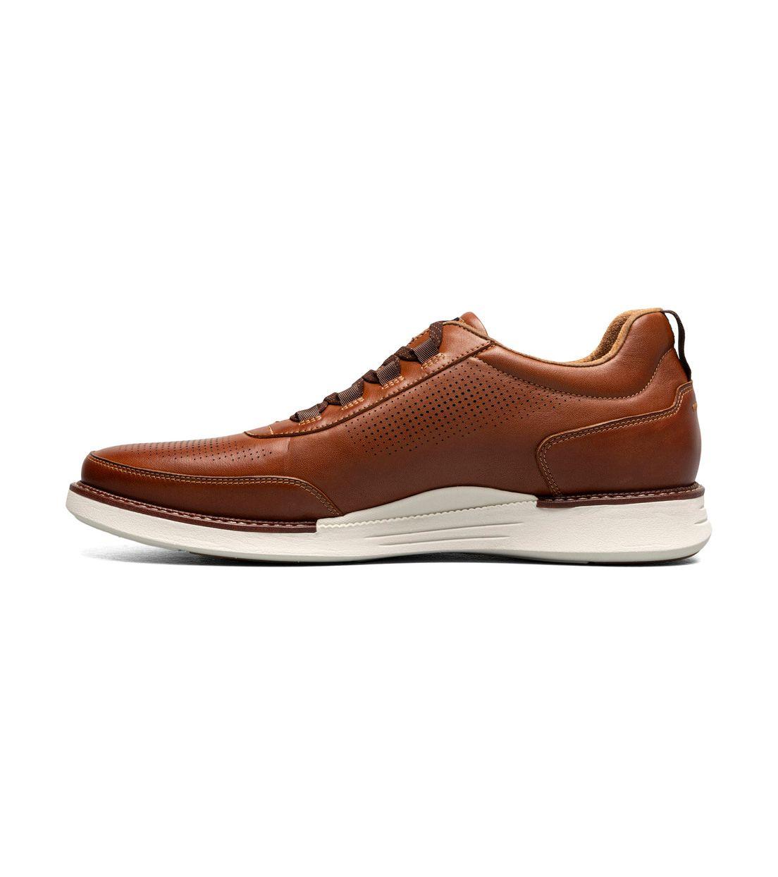 Zapatos Casual Launch Elastic Lace Cognac-4