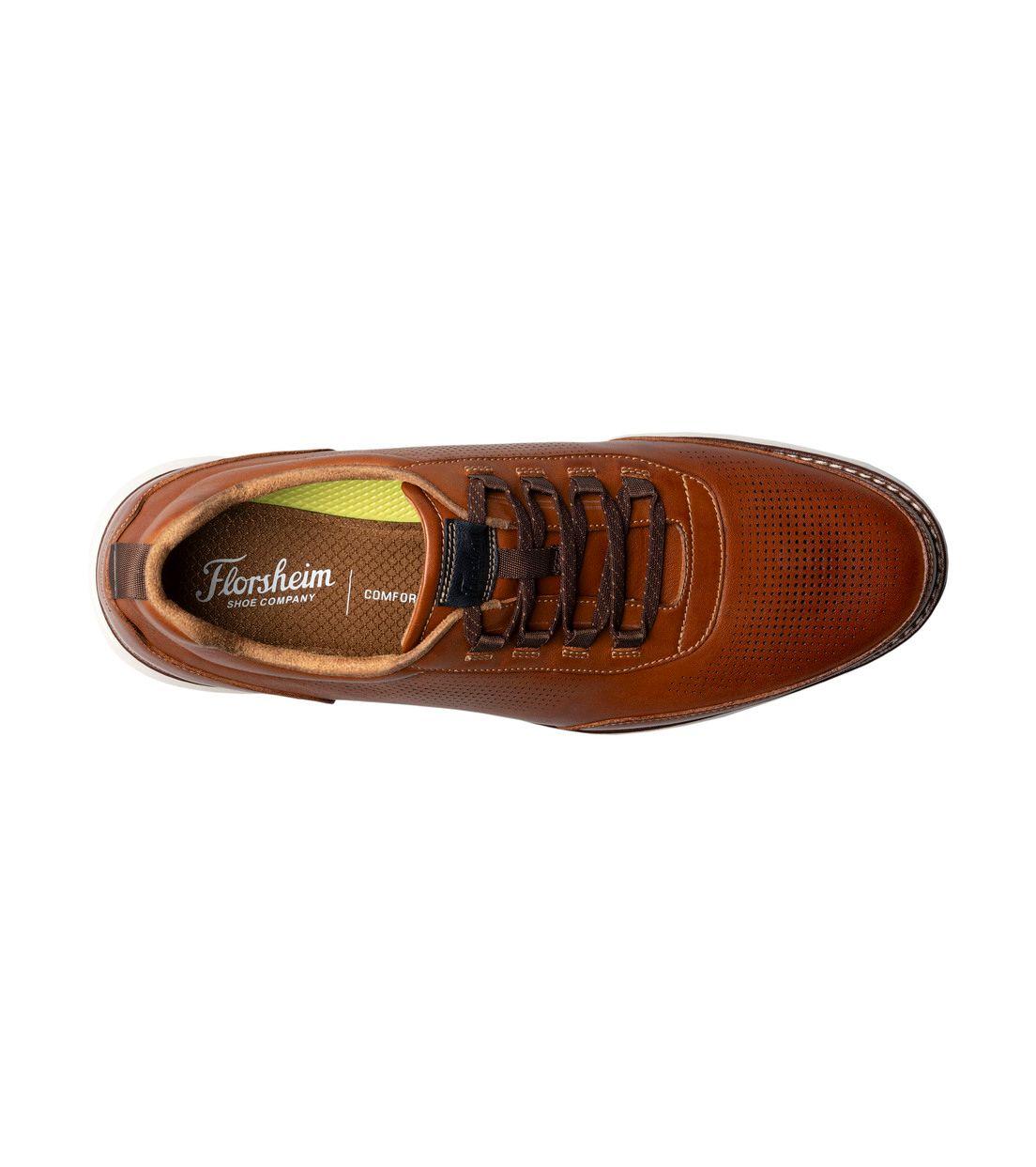 Zapatos Casual Launch Elastic Lace Cognac-5