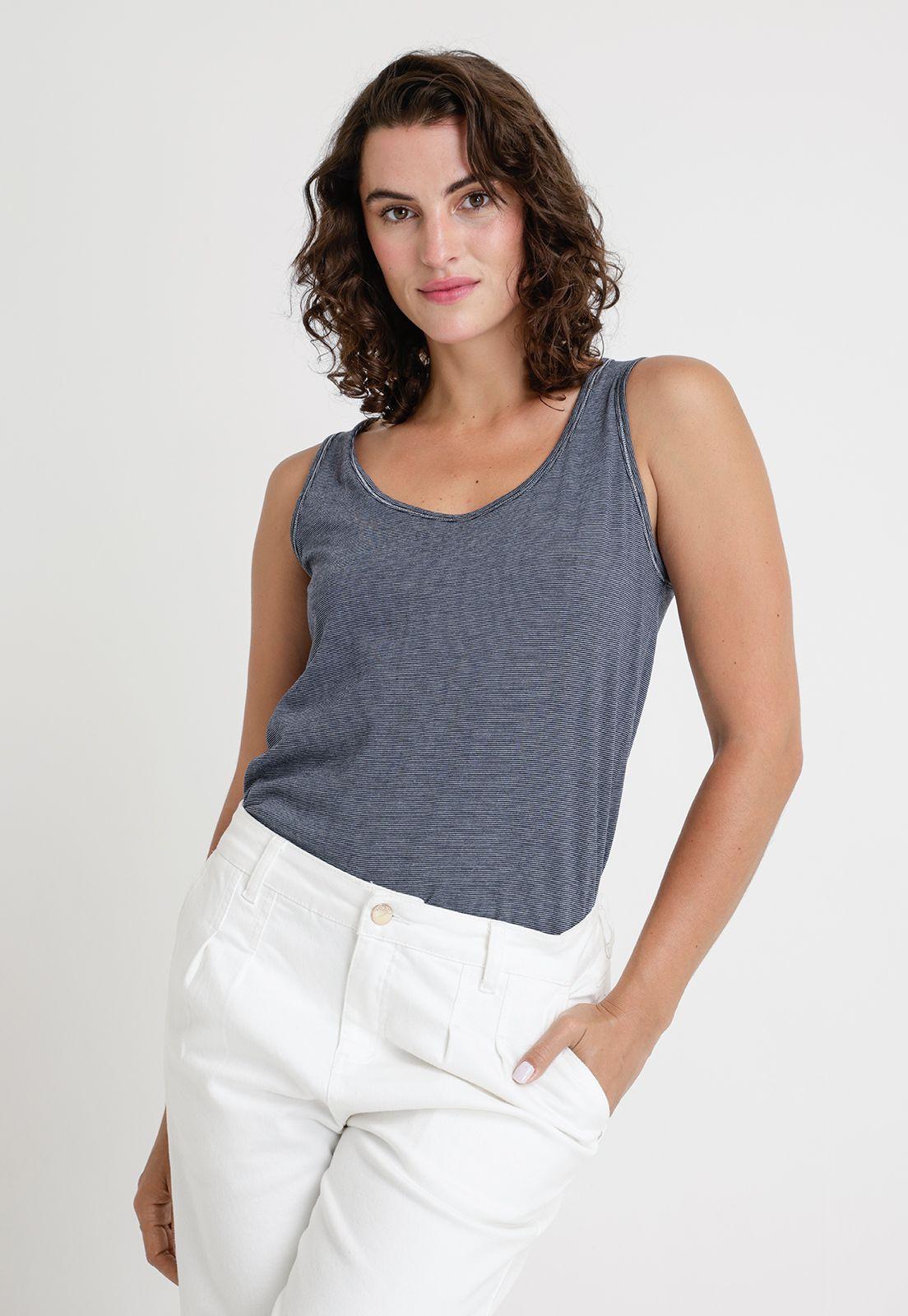 Polera De Mujer Layna Bottom Azul-0