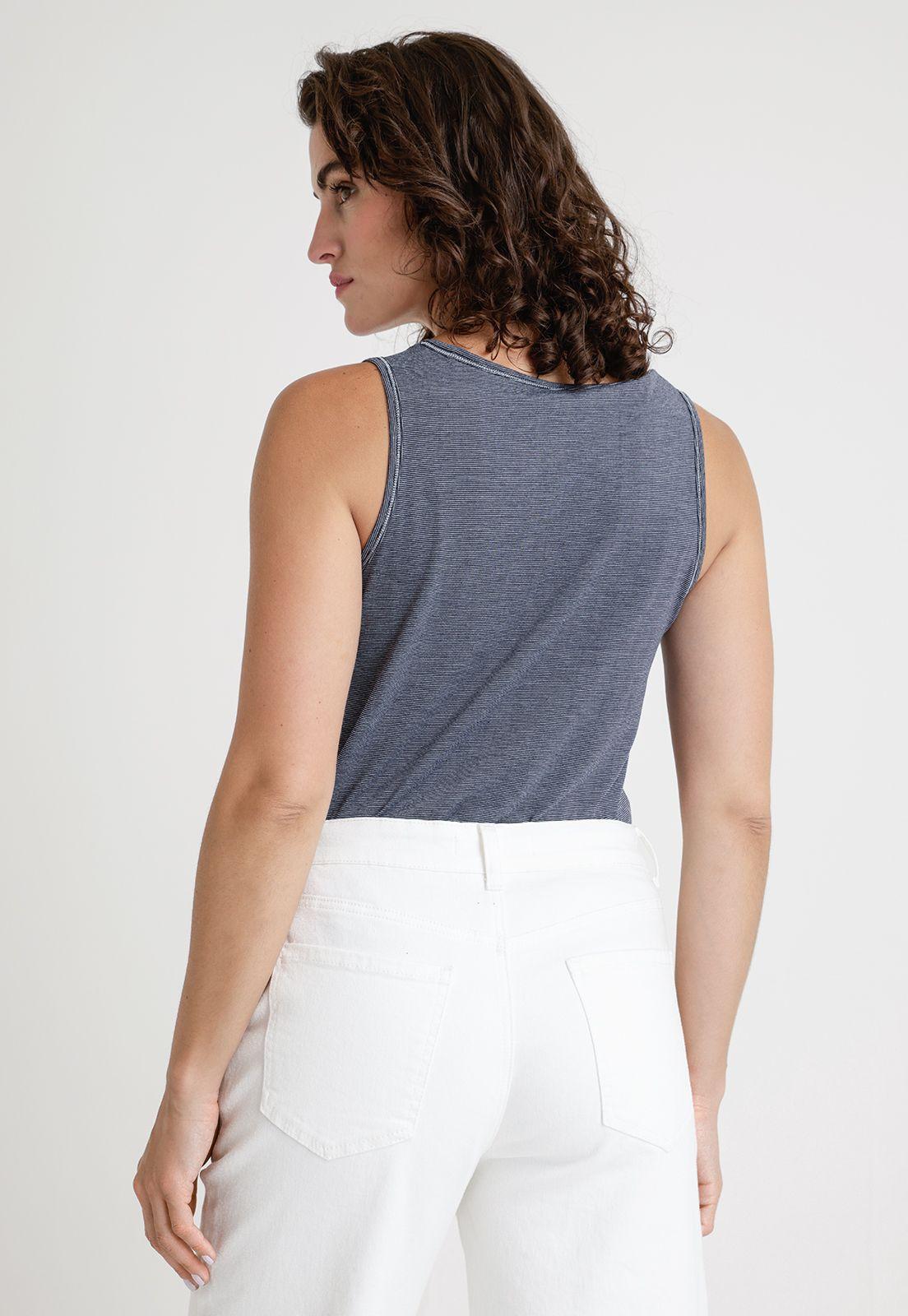 Polera De Mujer Layna Bottom Azul-1